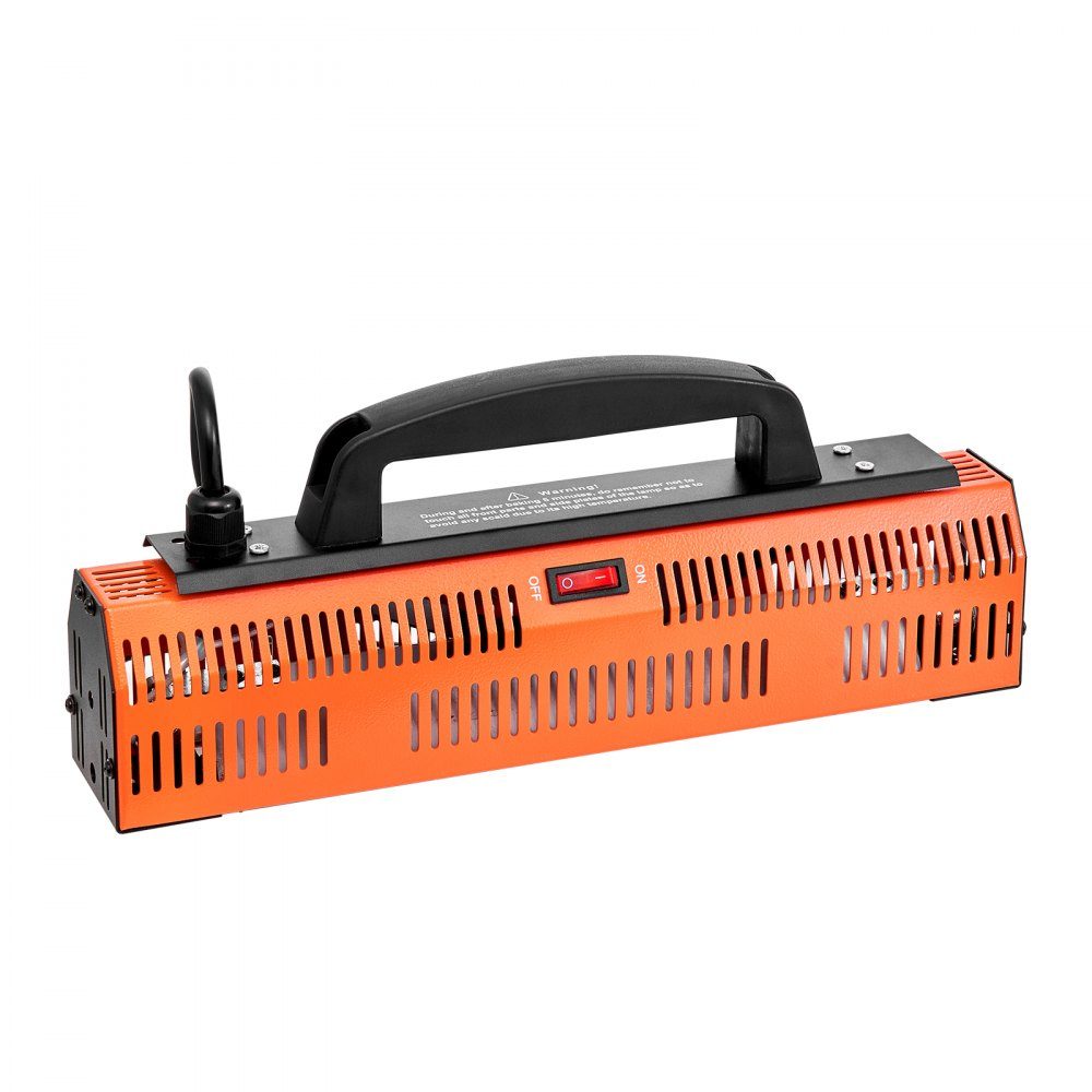 Lampe de polymérisation infrarouge, lampe de chauffage de voiture portable haute puissance 1000 W pour le durcissement, zone de cuisson de 2,3 m², chauffages de cabine de cuisson par pulvérisation, séchoir de peinture pour réparations sur site, séchage du