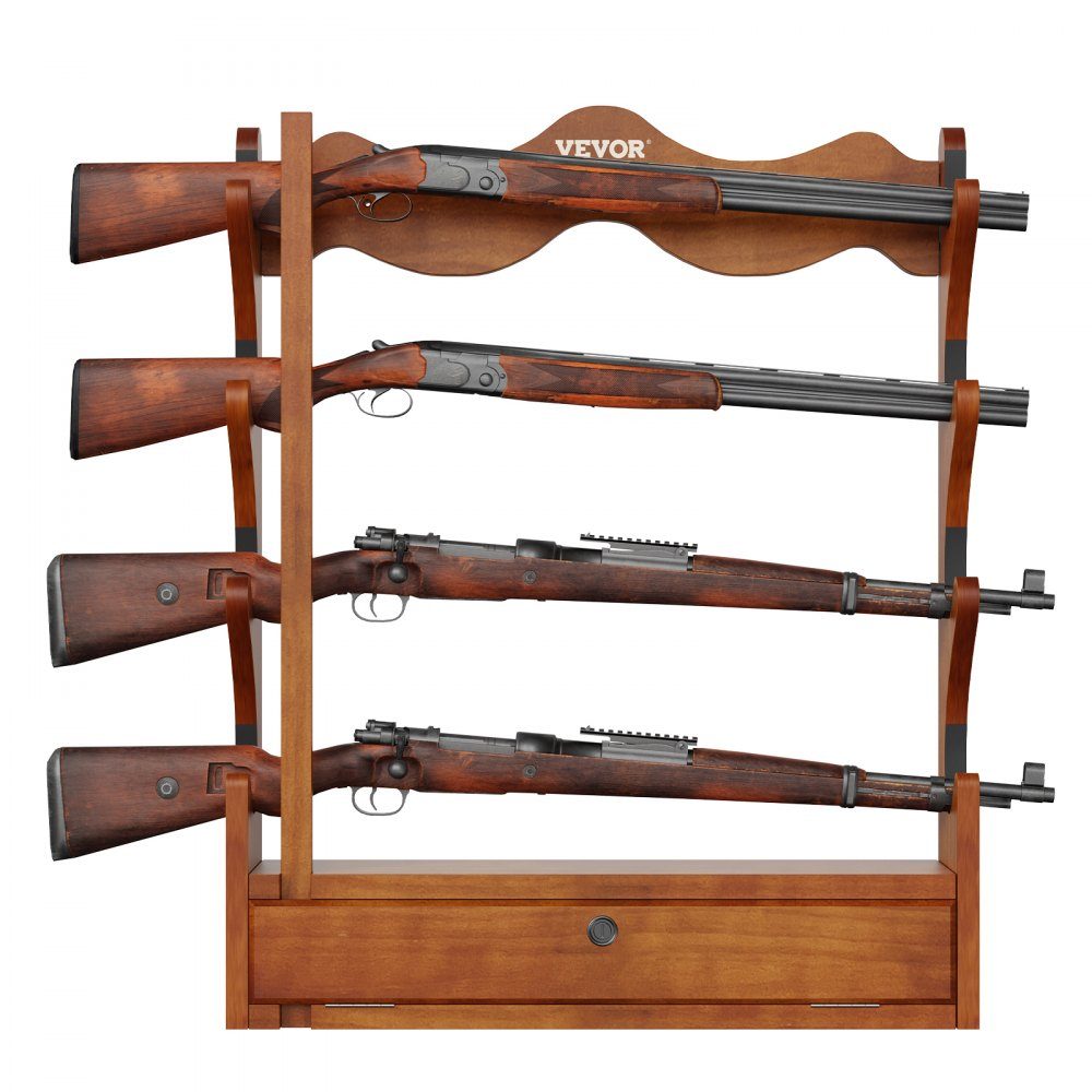 Gun Rack for Gun Storage, 4 Rifles, Gun Holder, Safe Accessories for Rifles and Shotguns, Gun Rack in Gun Cabinet, Shotgun Rifle Rack, Load Capacity 60kg