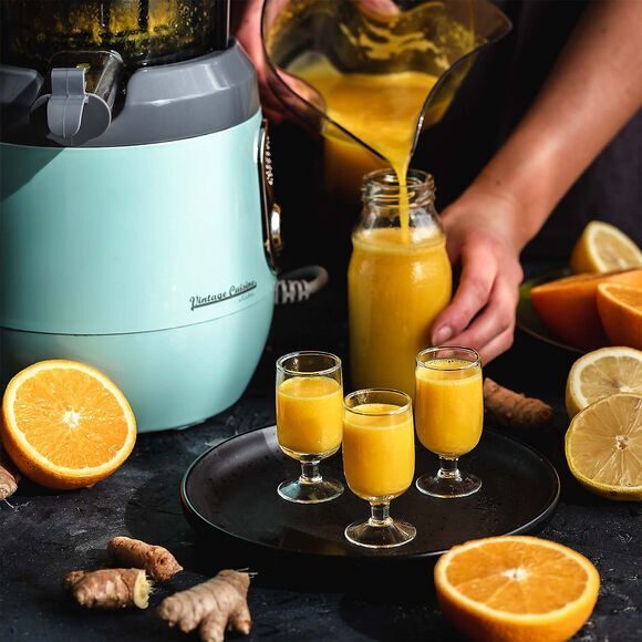 Vintage Juicer Cuisine Slow Juicer, 200 W, Minze
