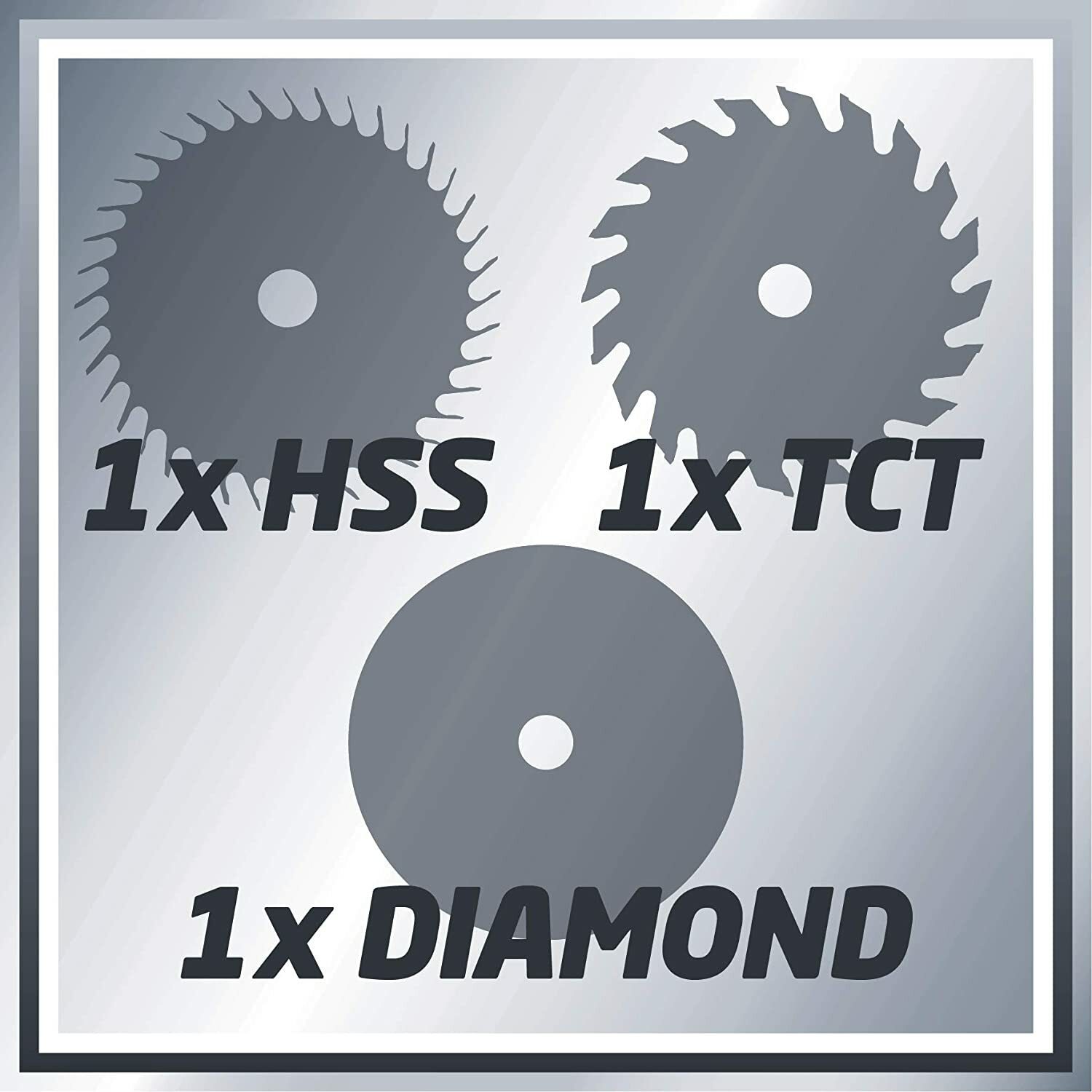 Einhell mini circular saw set TC-CS 860 (450 W, max. 23 mm, saw blade Ø 85 mm, suction adapter, rip fence, 2 saw blades, 1 diamond cutting disc, case)