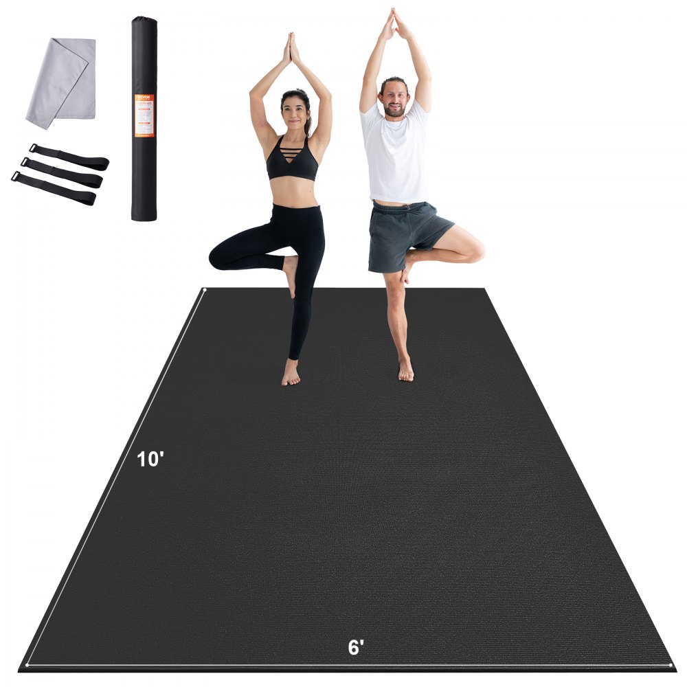 Exercise Mat, Non-Slip High Density Premium Yoga Mat, Exercise Yoga Mat for Men and Women, Fitness and Exercise Mat with Bag and Strap, for All Types of Home Yoga, Pilates and Floor Training (3x1.8m) Exercise Mat, Non-Slip High Density Premium Yoga Mat, Exercise Yoga Mat for Men and Women, Fitness and Exercise Mat with Bag and Strap, for All Types of Home Yoga, Pilates and Floor Training (3x1.8m)