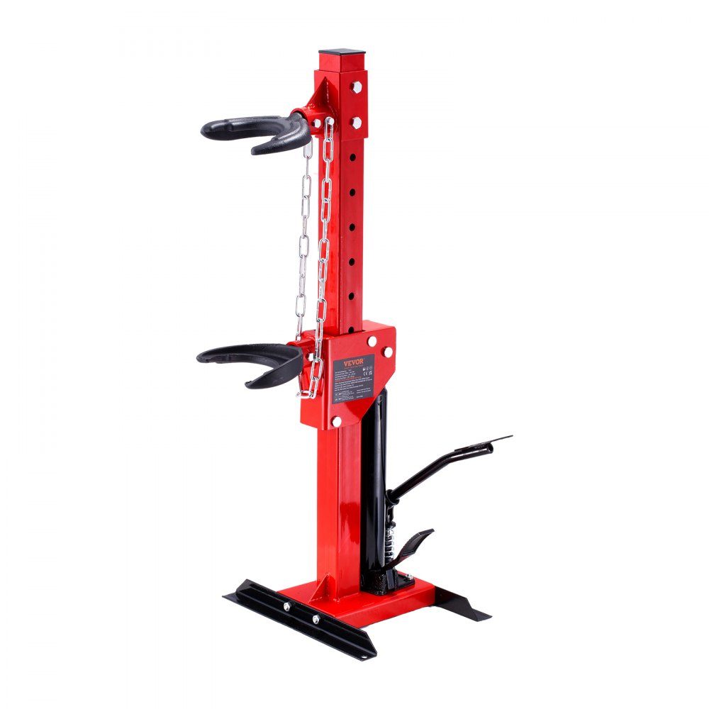4.5 Ton Car Tool Hydraulic Spring Compressor 1 Ton Rated Pressure Strut Clamp 11-13cm and 14-17cm Spring Lock Shock Absorber Tensioner with Leakproof Hydraulic Pump