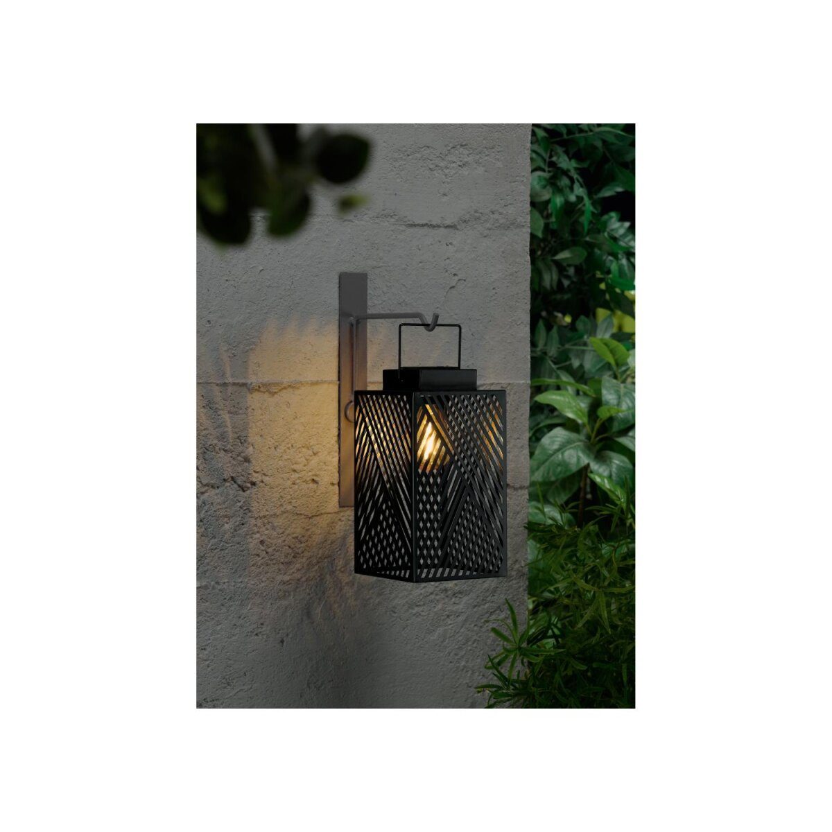 LIVARNO home LED-zonnelantaarn met ophangsysteem (zwart)