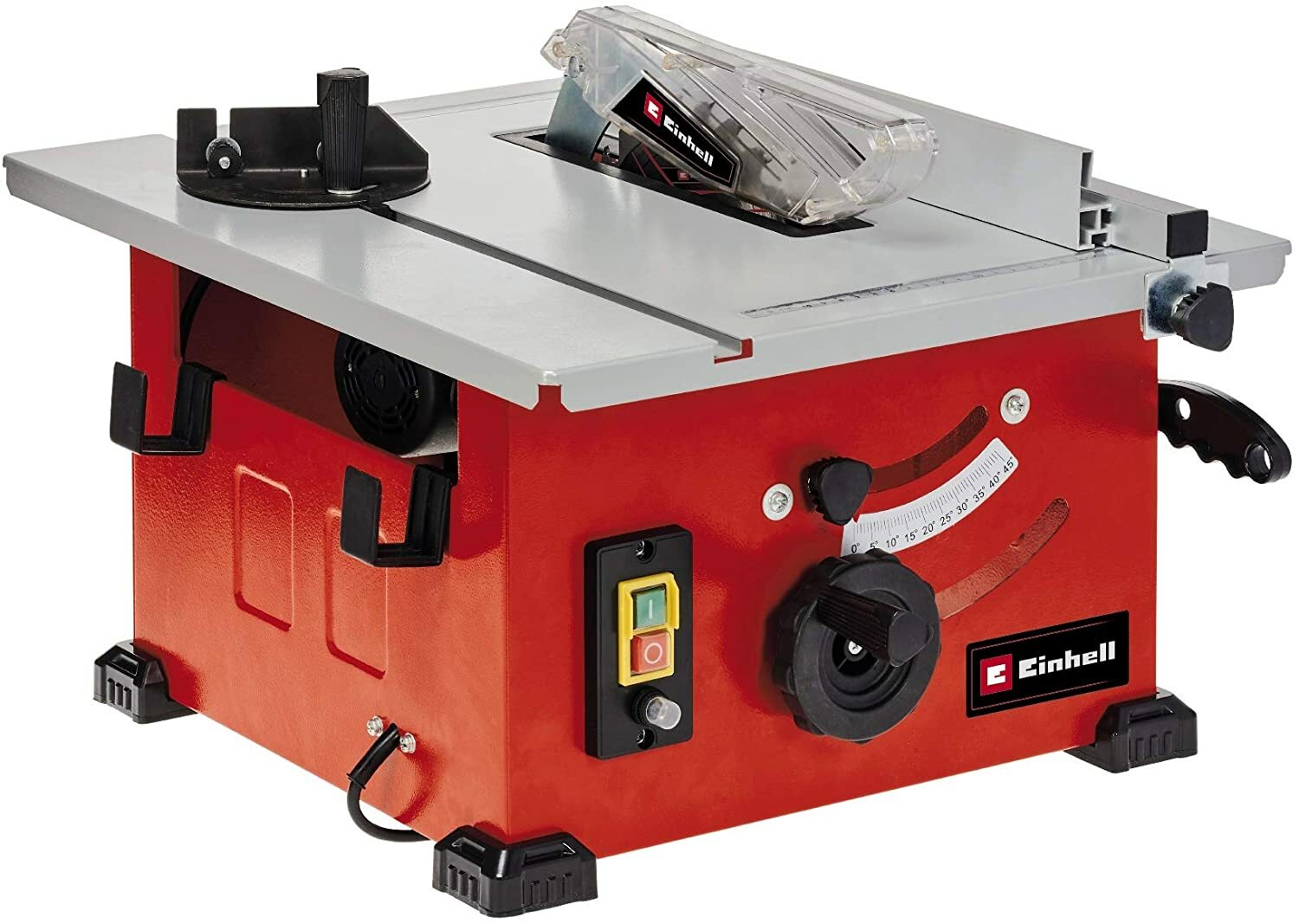 Einhell circular table saw TC-TS 210 (max. 1200 W, Ø 210 x 30 saw blade, overload switch, parallel stop with clamp, angle stop +/- 60°, saw blade height adjustable + tiltable 45°, suction adapter) Einhell circular table saw TC-TS 210 (max. 1200 W, Ø 210 x 30 saw blade, overload switch, parallel stop with clamp, angle stop +/- 60°, saw blade height adjustable + tiltable 45°, suction adapter)