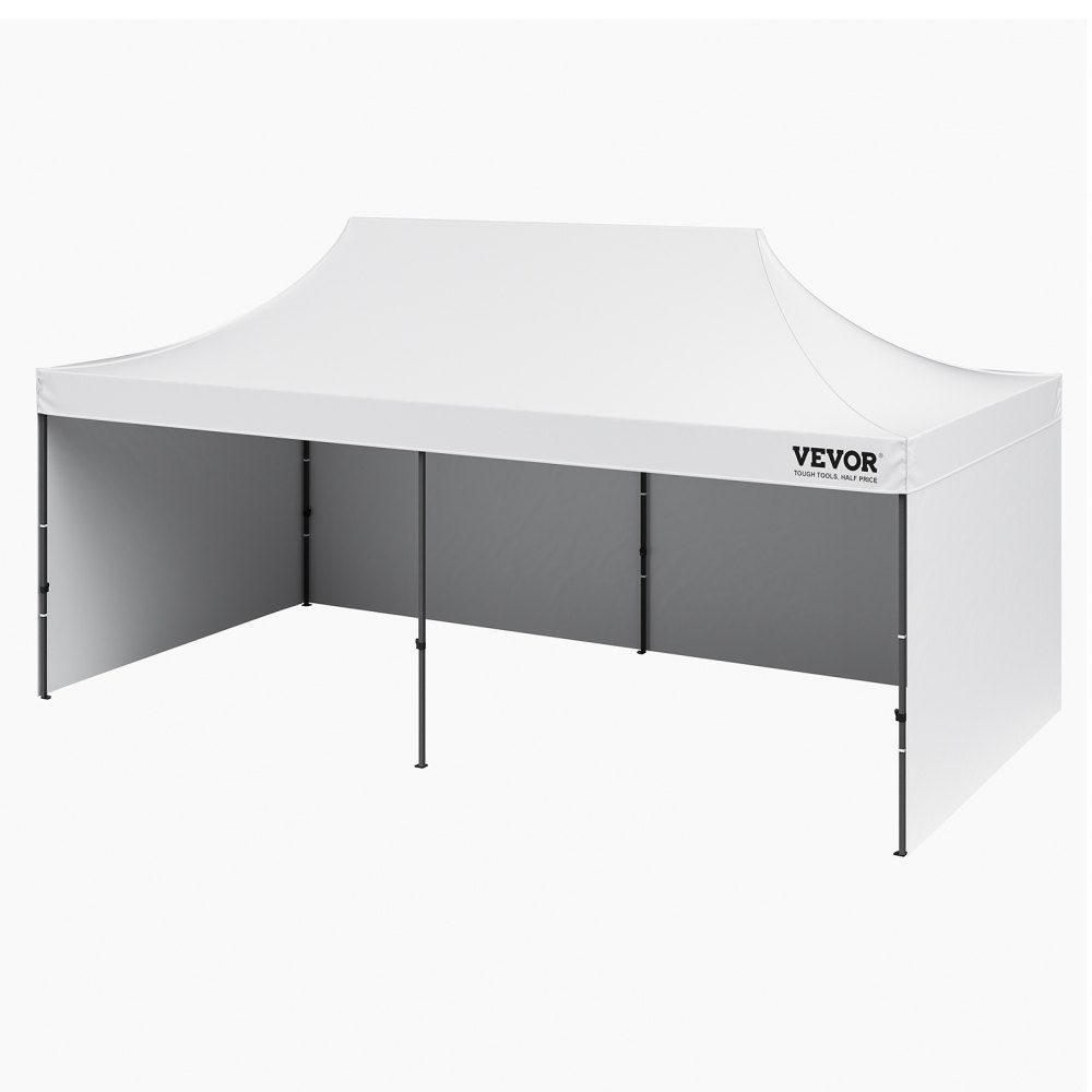 Pavillon 304,8x609,6x320cm Gartenzelt 500D PU Silberstoff Faltpavillon höhenverstellbar inkl. Aufbewahrungstasche, Partyzelt, 12–16 Personen, Pop-Up-Zelt, Gartenpavillon für Campingausflug