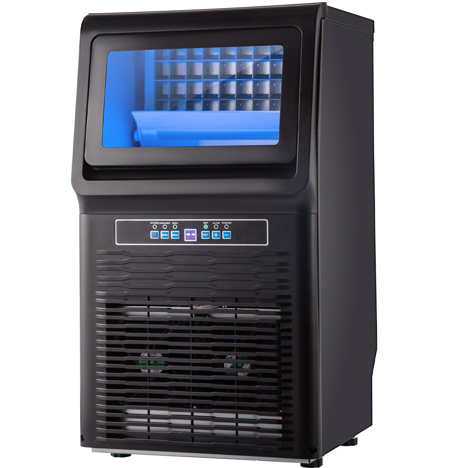 Restaurant Bistro Bar Ice Cube Maker 350W Cube Ice Machine Automatic Ice Machine 5kg Ice Storage Capacity Ice Cube Machine Adjustable Ice Thickness Restaurant Bistro Bar Ice Cube Maker 350W Cube Ice Machine Automatic Ice Machine 5kg Ice Storage Capacity Ice Cube Machine Adjustable Ice Thickness