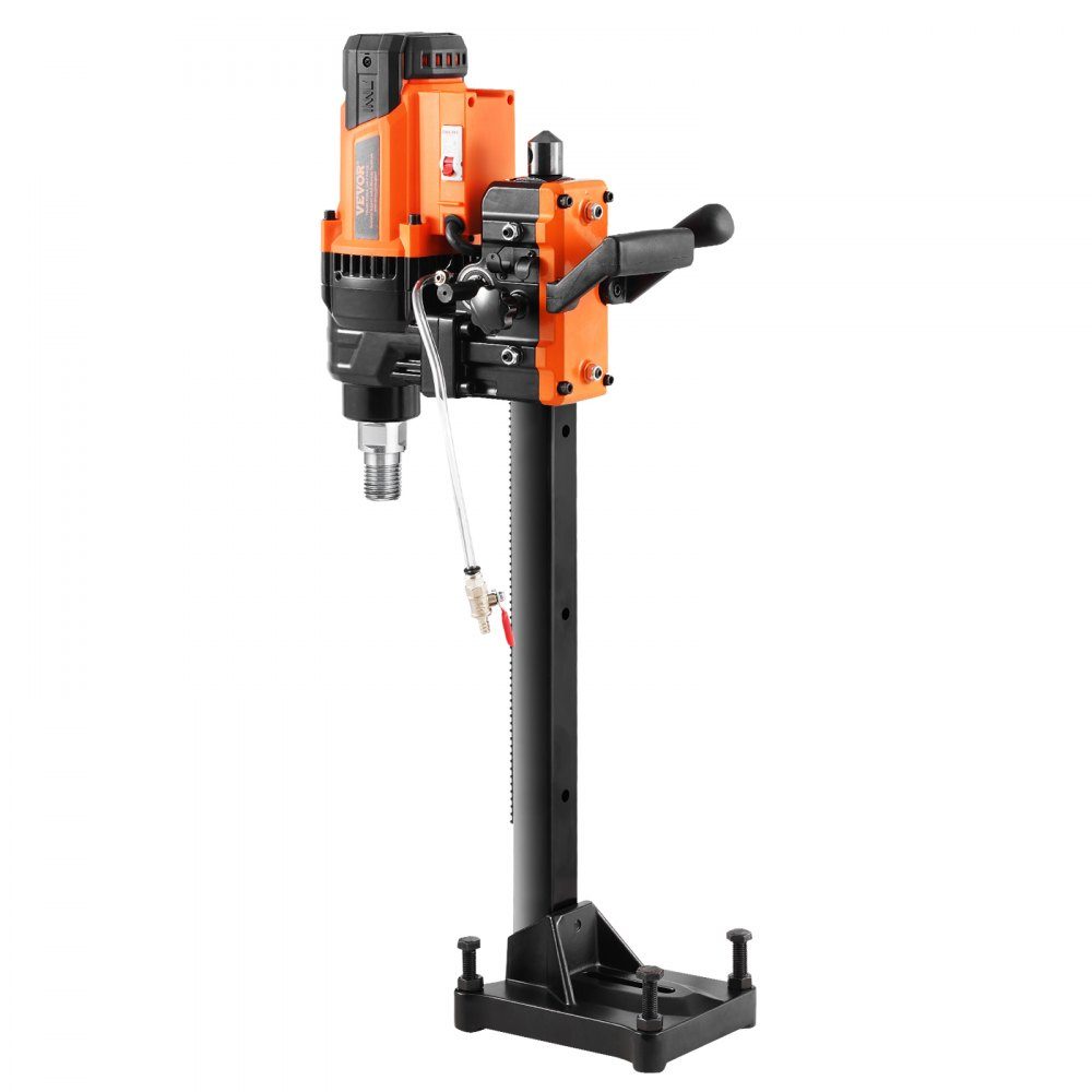 Kernbohrmaschine Diamant-Kernbohrmaschine mit Bohrdurchmesser 2-20 cm mit Ständer und Kernbohrmaschine, 3000 W robuste Betonkernbohrmaschine, Nass- und Trockenanwendung für Betonsteine