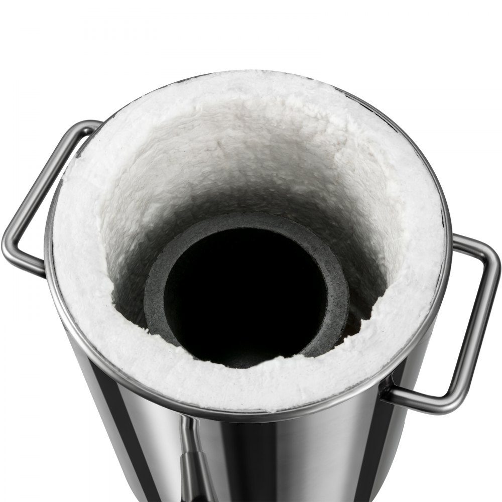 Schmelzofen Propan Metallschmelzofen 6 kg, Edelstahlschmelzofengas 1482 ℃ inkl. 1 x Brenner, 1 x Tiegel, Schmiedemesser, Schmiedeset für Kupfer, Aluminium, Gold, Silber usw