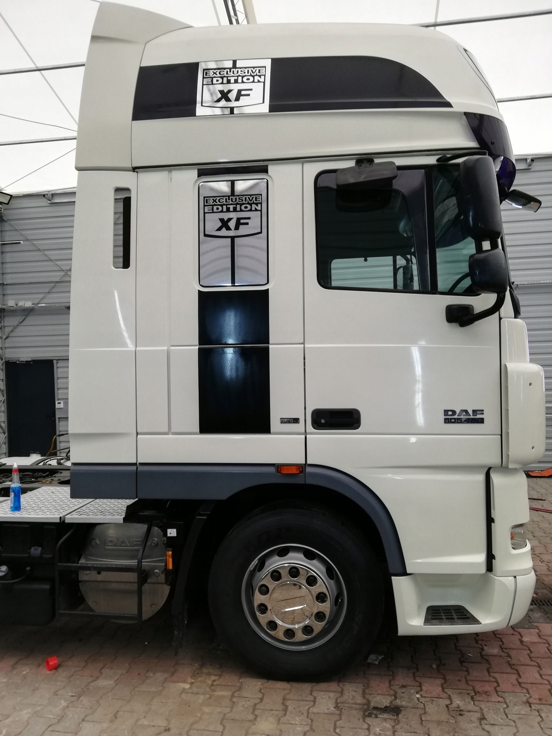 AUTOCOLLANT lettrage du véhicule DAF XF ÉDITION EXCLUSIVE AUTOCOLLANT CHROME