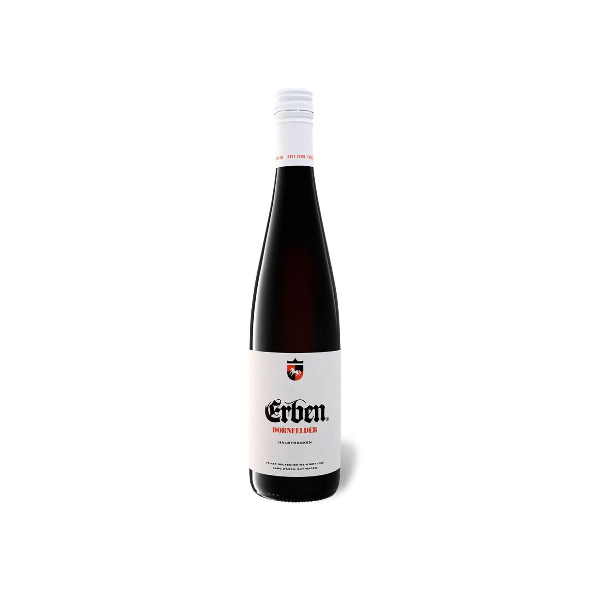 Wino półwytrawne czerwone Erben Dornfelder QbA 2020