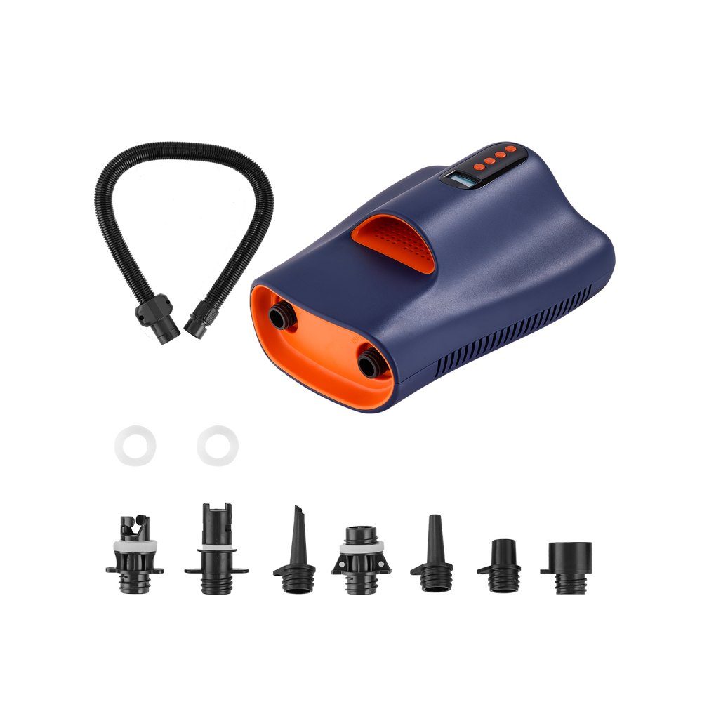 Paddleboard-Pumpe (22 PSI), zweistufige elektrische SUP-Luftpumpe mit automatischer Abschaltung und 12-V-Gleichstromanschluss, Aufblasen und Luftablassen, ideal für aufblasbare Paddleboards, Zelte, Matratzen