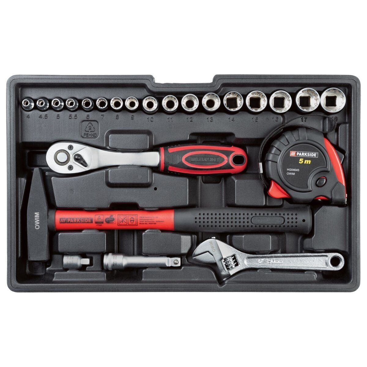 *SALE* PARKSIDE® Werkzeugkoffer Metall »PWBM A1«, mit 4V-Batterie