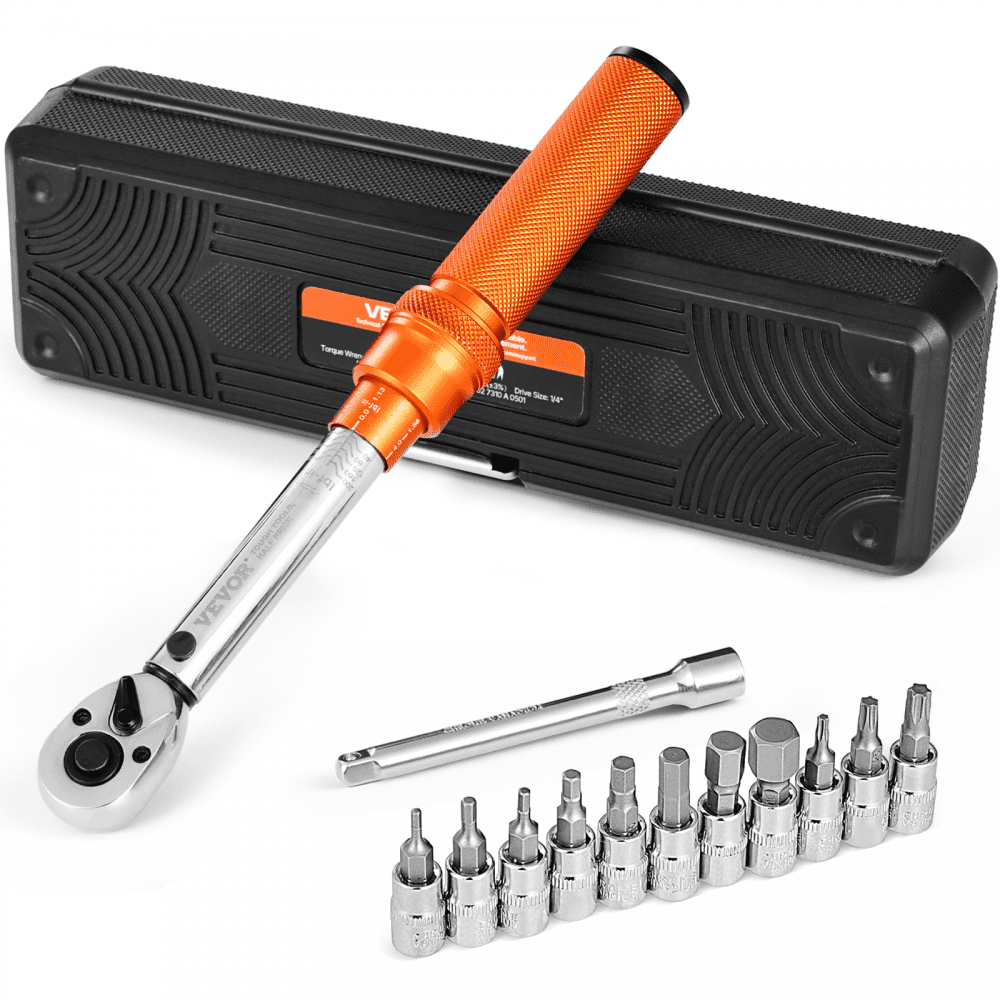 1/4" Drive Click Momentsleutel 2,3-22,6 Nm Tweeweg Momentsleutelset met Dual Range Schalen 72 Tanden ±3% Hoge Precisie Gelegeerd Staal voor Autoreparatie 1/4" Drive Click Momentsleutel 2,3-22,6 Nm Tweeweg Momentsleutelset met Dual Range Schalen 72 Tanden ±3% Hoge Precisie Gelegeerd Staal voor Autoreparatie