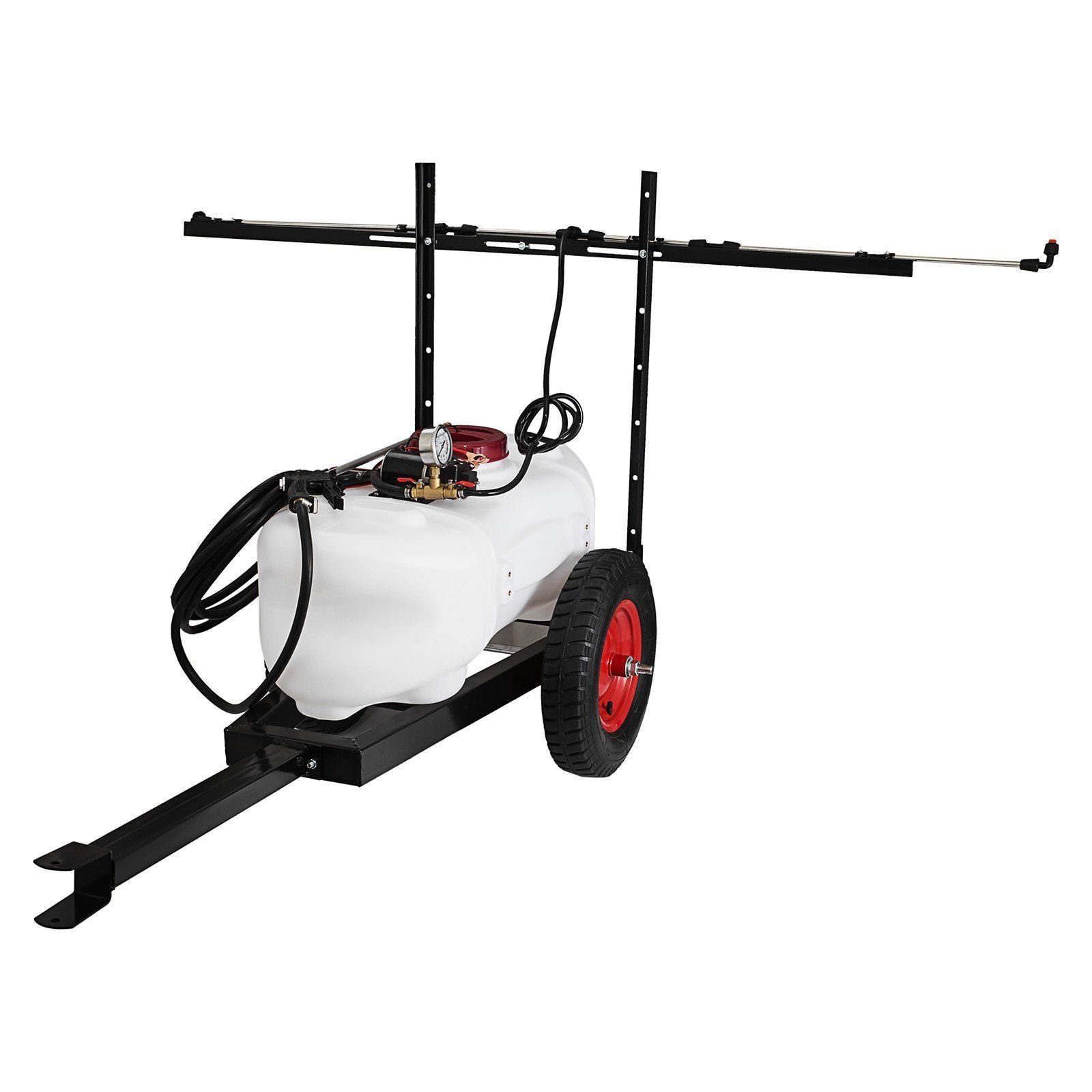 Drucksprüher 60L Sprühpumpe 5,5 bar Gartensprüher Anhängersprüher 5m Stromkabel Traktor Garten