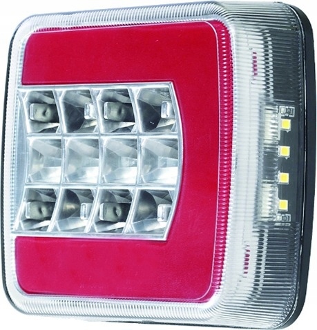 Jeu de feux arrière pour tracteur agricole gauche et droite 4 LED 12-24V Jeu de feux arrière pour tracteur agricole gauche et droite 4 LED 12-24V