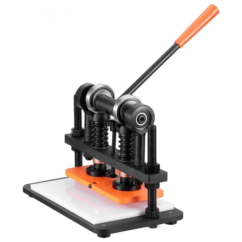 Leather Punching Machine Manual Leather Cutting Machine 26x12cm, Leather Embossing Machine 1.5t Heavy Duty Leather Punching Machine Suitable for leather, PVC/EVA foam, non-adhesive materials
