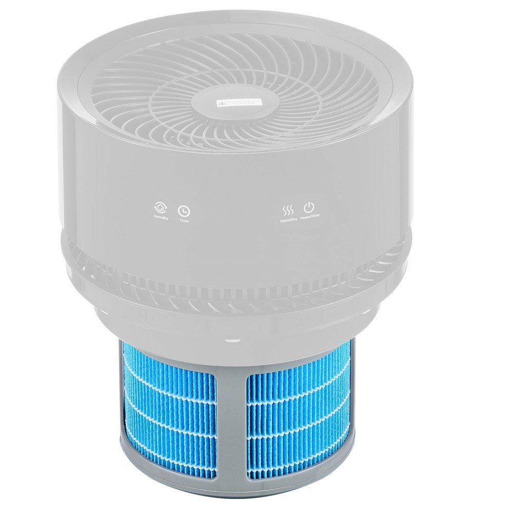 Evaporative Humidifier Replacement Filter 2 Pack Compatible with 10L (2.64g) Evaporative Humidifier Model BZT-242, Easy to Install for Longer Filter Life