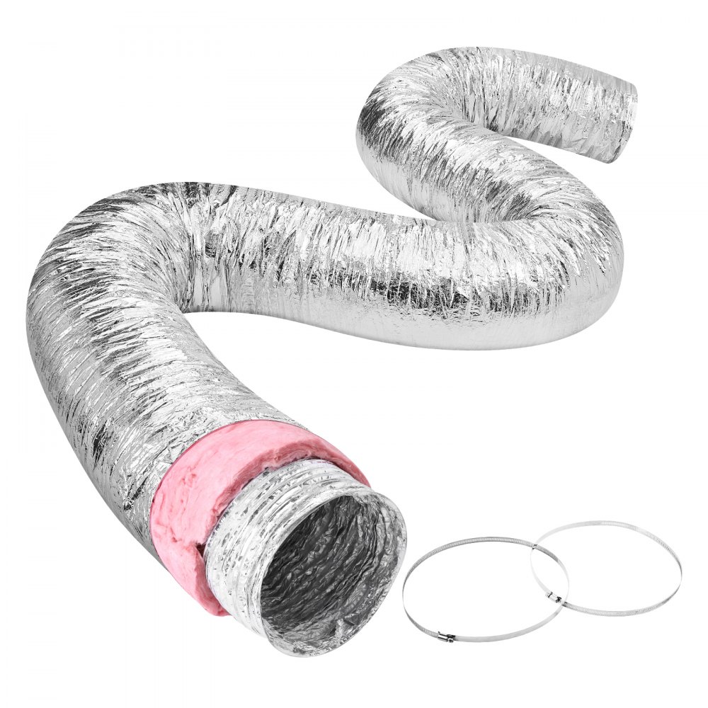 Aluminiowy wąż elastyczny Długość 7620 mm Wąż wentylacyjny Φ258 mm Aluminiowa rura elastyczna Kanał powietrzny R-6 Wartość oporu cieplnego Grubość rury 25 mm Rura aluminiowa Wąż Izolacja Owens Corning Wełniane kanały powietrzne Aluminiowy wąż elastyczny Długość 7620 mm Wąż wentylacyjny Φ258 mm Aluminiowa rura elastyczna Kanał powietrzny R-6 Wartość oporu cieplnego Grubość rury 25 mm Rura aluminiowa Wąż Izolacja Owens Corning Wełniane kanały powietrzne