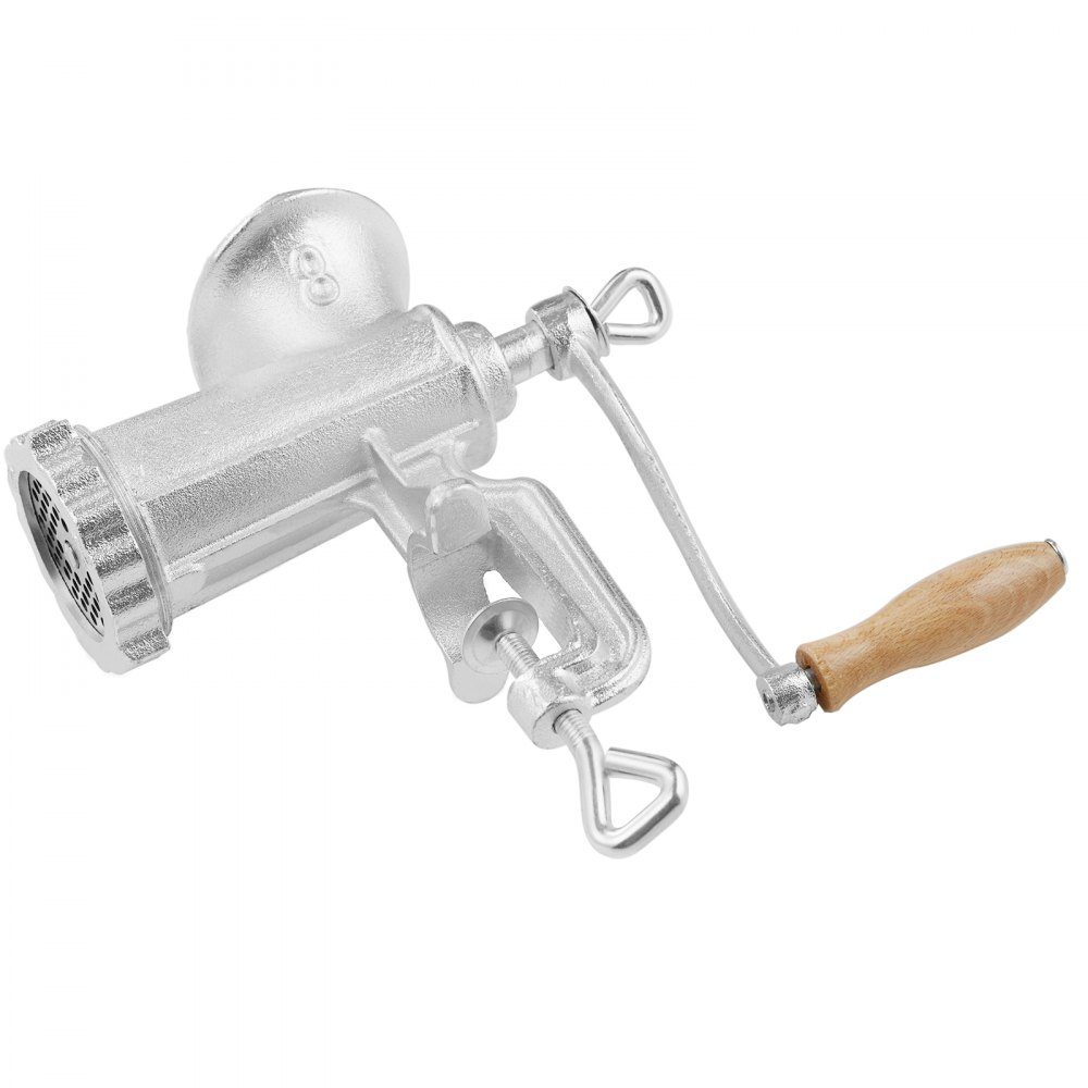 Hachoir à viande manuel, plaques de coupe de 5/8 mm, hachoir à viande, ustensile de cuisine incl. 3 tubes de remplissage de saucisses et tige de poussée machine à viande hachoir à viande remplisseur de saucisses de viande hachée hachoir à viande facile à
