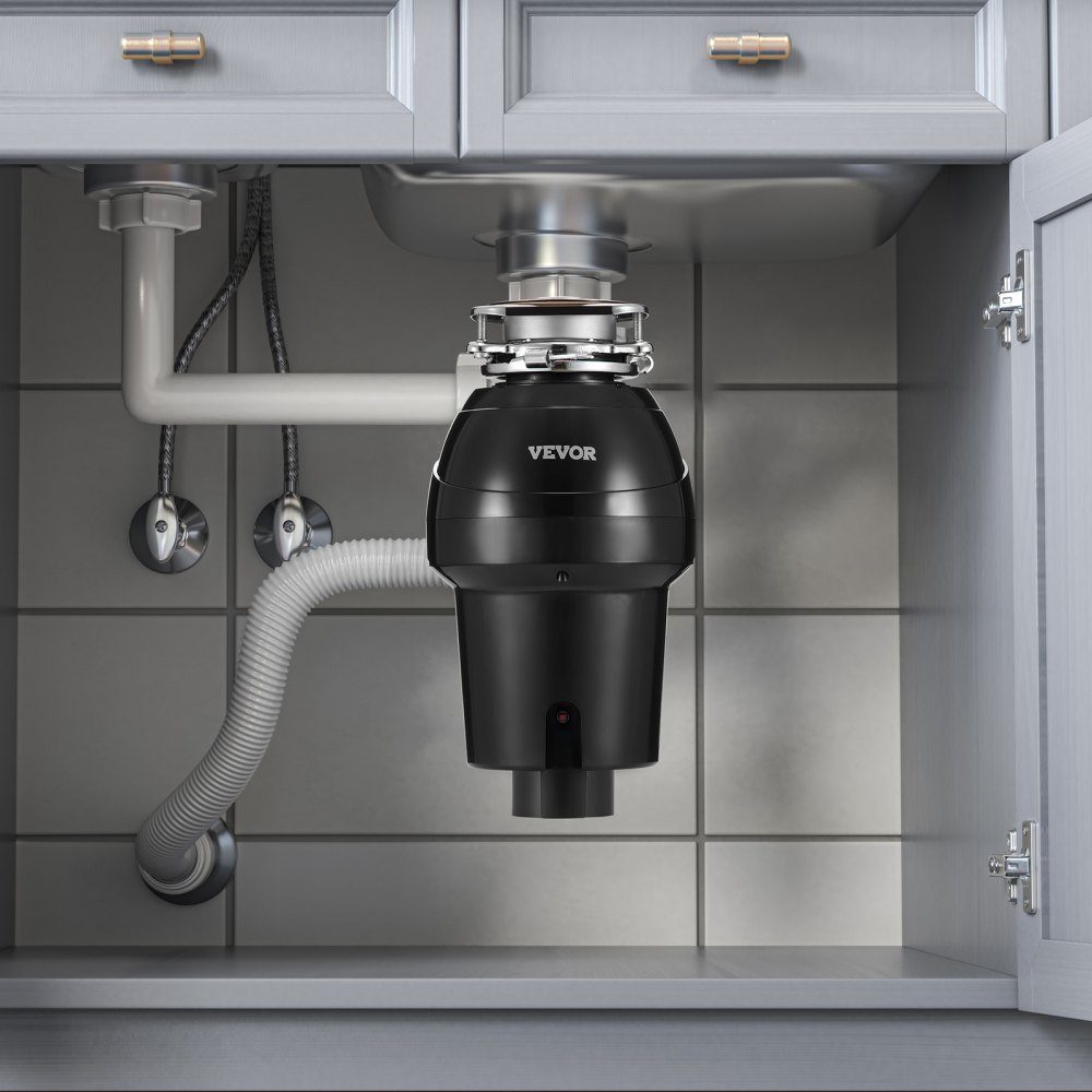 Kitchen Waste Disposer, Kitchen Waste Disposer, 1.25 HP Food Waste Shredding System, EZ Mount, 4060 RPM, Household Garbage Disposer, Garbage Disposal, Food Waste