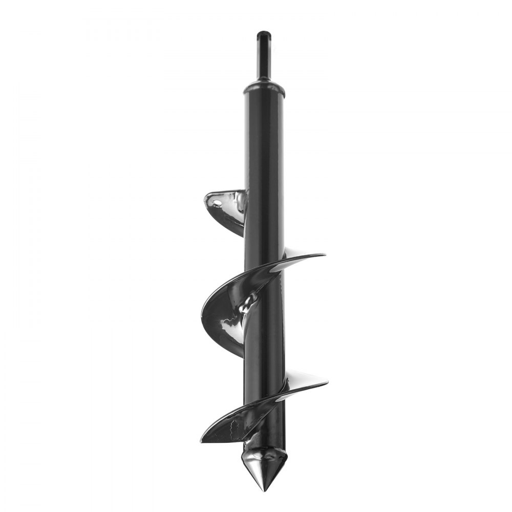 Foret de terre pour perceuse, foret à poteau Ø 80x290 mm, pour foret hexagonal 3/8", foret à poteau, foret à ponceau, accessoires de perçage pour creuser des trous de poteaux de jardin et des clôtures Foret de terre pour perceuse, foret à poteau Ø 80x290 mm, pour foret hexagonal 3/8", foret à poteau, foret à ponceau, accessoires de perçage pour creuser des trous de poteaux de jardin et des clôtures