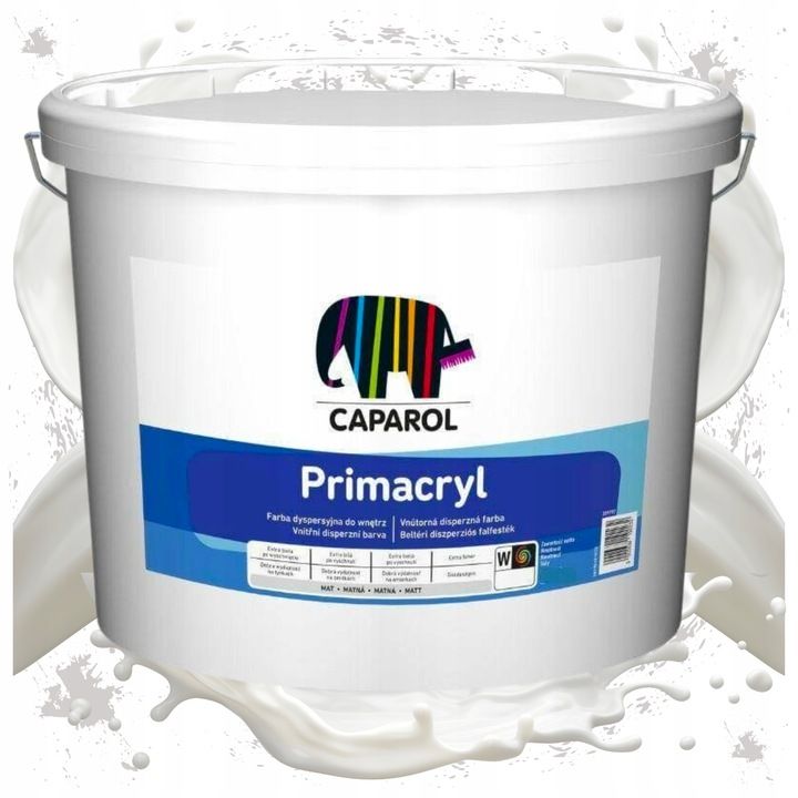 Farba akrylowa Caparol biała matowa dyspersyjna wydajna CAPAROL PRIMACRYL 25 kg Farba akrylowa Caparol biała matowa dyspersyjna wydajna CAPAROL PRIMACRYL 25 kg