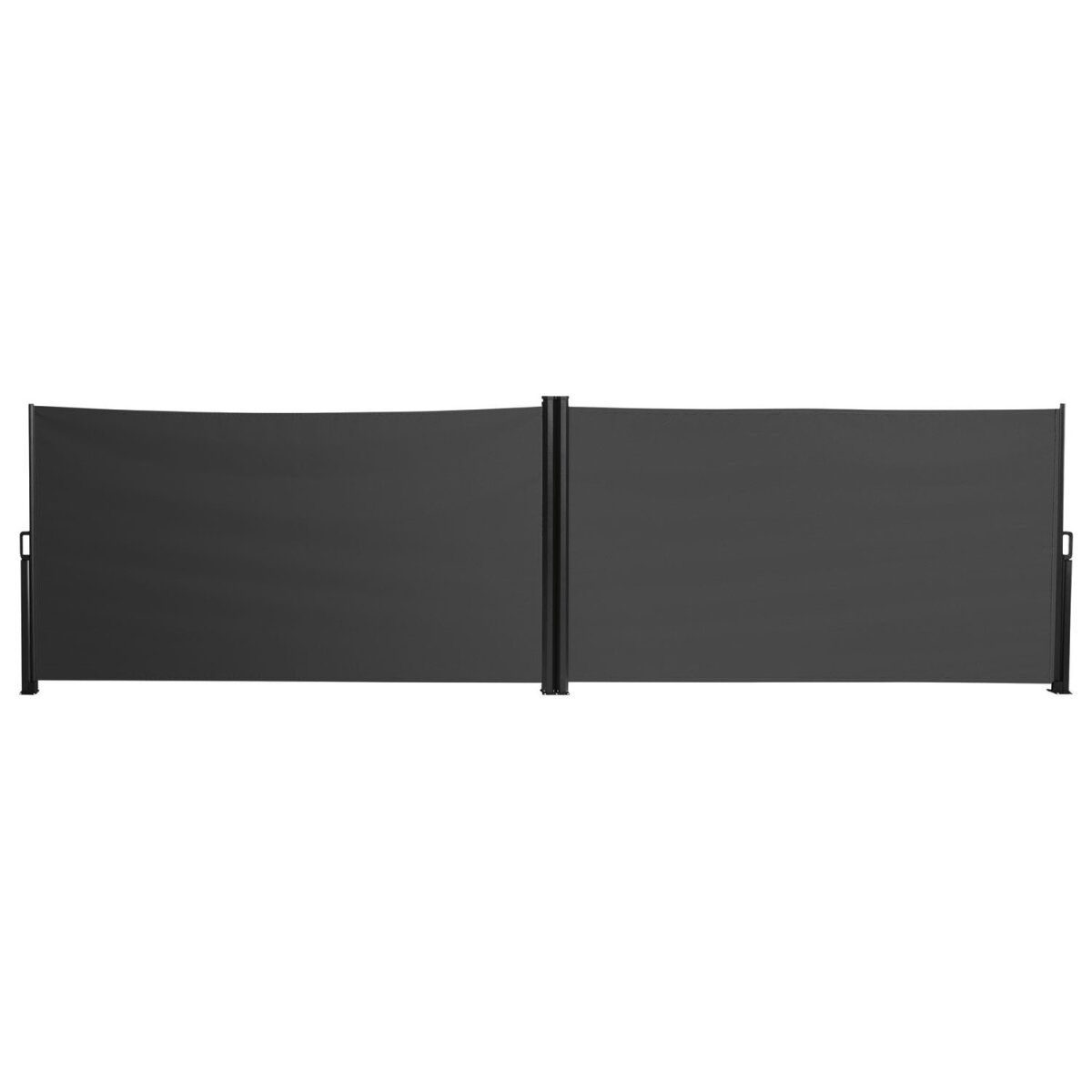 LIVARNO home dubbelzijdige luifel 160x600 cm - antraciet