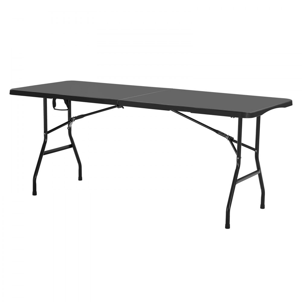 Table Pliante Buffet Table Portable Multifonction 180 cm, Table rectangulaire en Plastique (pour 4-6 Personnes) avec poignée intégrée, Table de Jardin Table de Camping pour fêtes Pique-Nique Camping, Noir Table Pliante Buffet Table Portable Multifonction 180 cm, Table rectangulaire en Plastique (pour 4-6 Personnes) avec poignée intégrée, Table de Jardin Table de Camping pour fêtes Pique-Nique Camping, Noir
