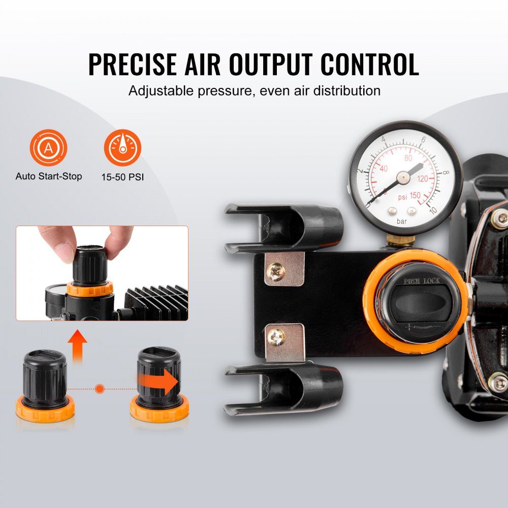 Airbrush-set, luchtcompressor met dubbele ventilator, professionele airbrush-systeemset met 3 airbrushes, houder, verfmengwiel, reinigingsborstelset, airbrush-set voor kunst, nagels, koekjes, make-up, K