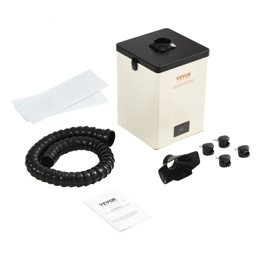 Odciąg dymów lutowniczych 150 W odciąg dymów spawalniczych 332 m³/h Ministołowy pochłaniacz dymów lutowniczych 5800 obr/min 3-stopniowy filtr odciąg dymów lutowniczych do prac spawalniczych na stacji lutowniczej