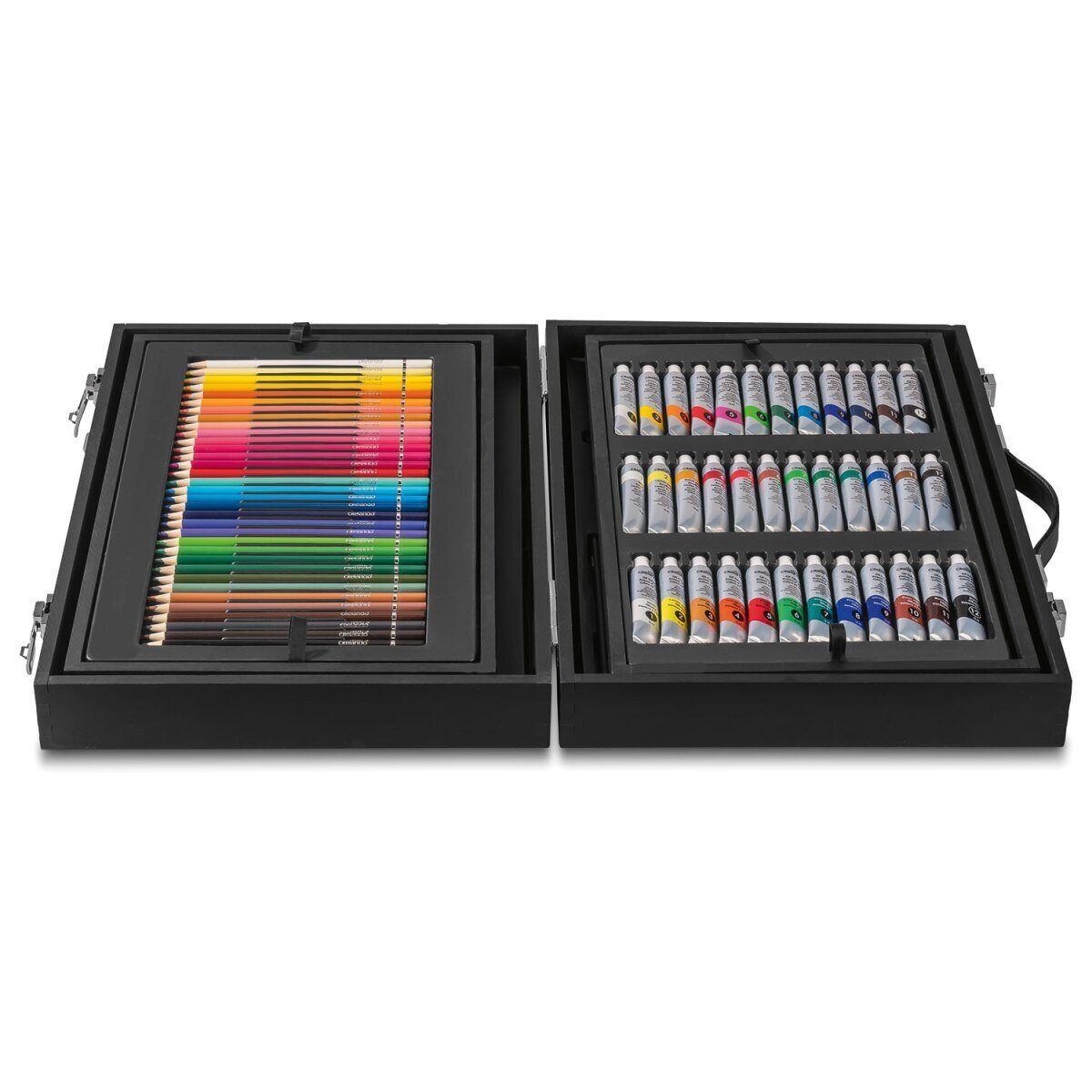 crelando Künstler-Malkoffer kreativ XXXL Starter-Set