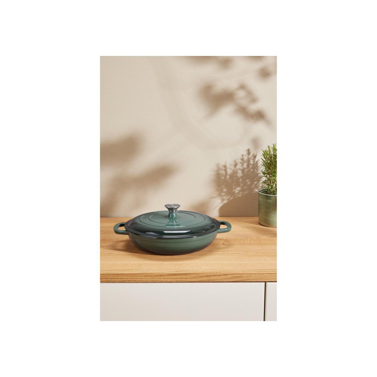 SILVERCREST® gietijzeren serveerpan 30 cm / 3,7 liter