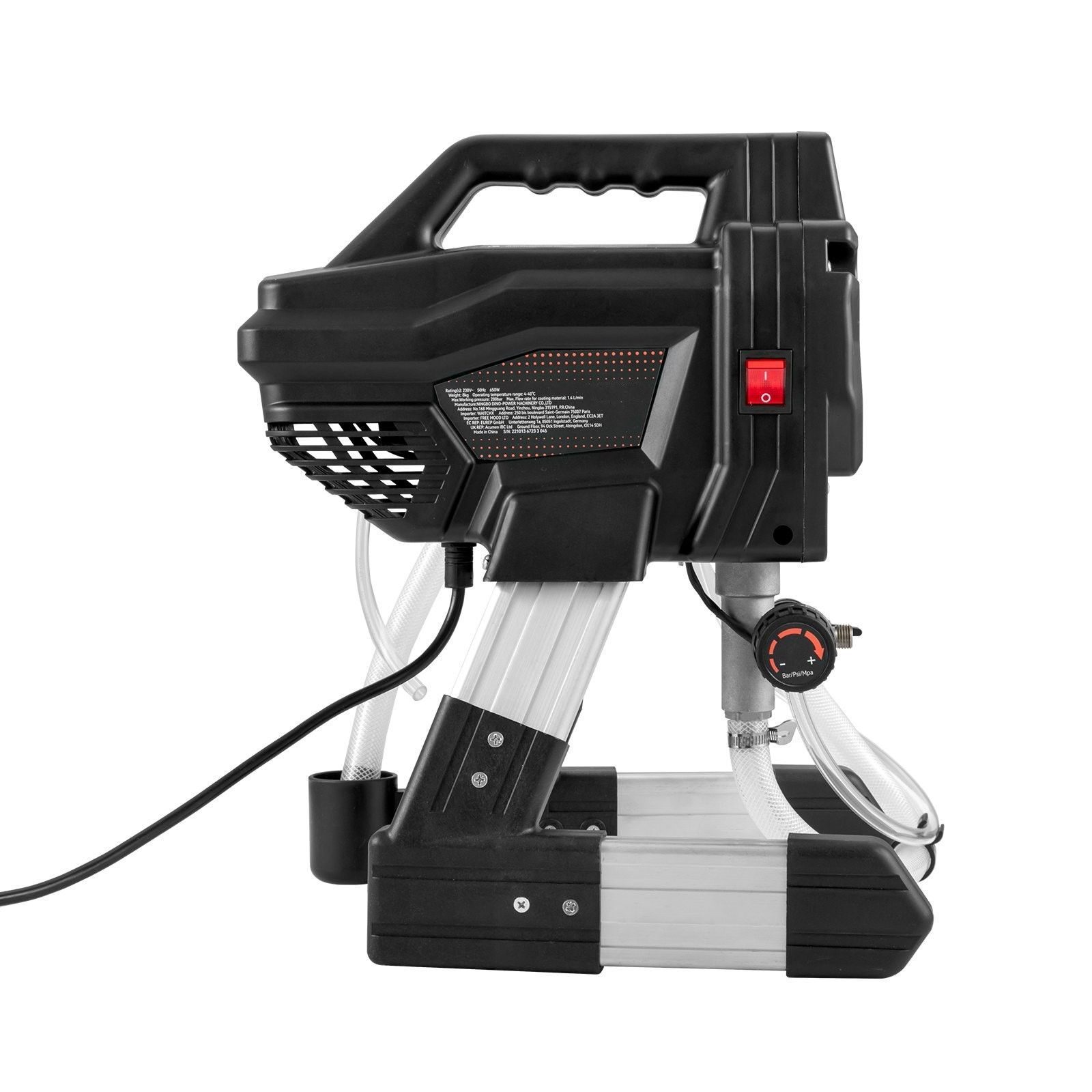 Airless Paint Sprayer System 1.1L/min 650W Portable High Pressure Paint Sprayer Paint Sprayer