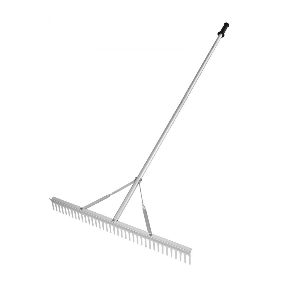 Landscape Rake 36" Head Aluminum Landscape Rake 75" Adjustable Handle