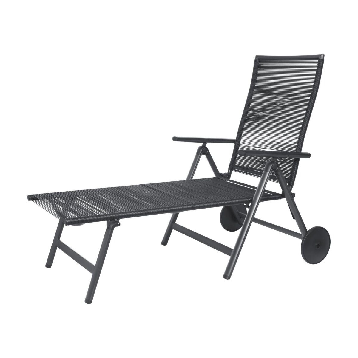 LIVARNO HOME Rollliege „Miami“ im Seildesign, Anthrazit