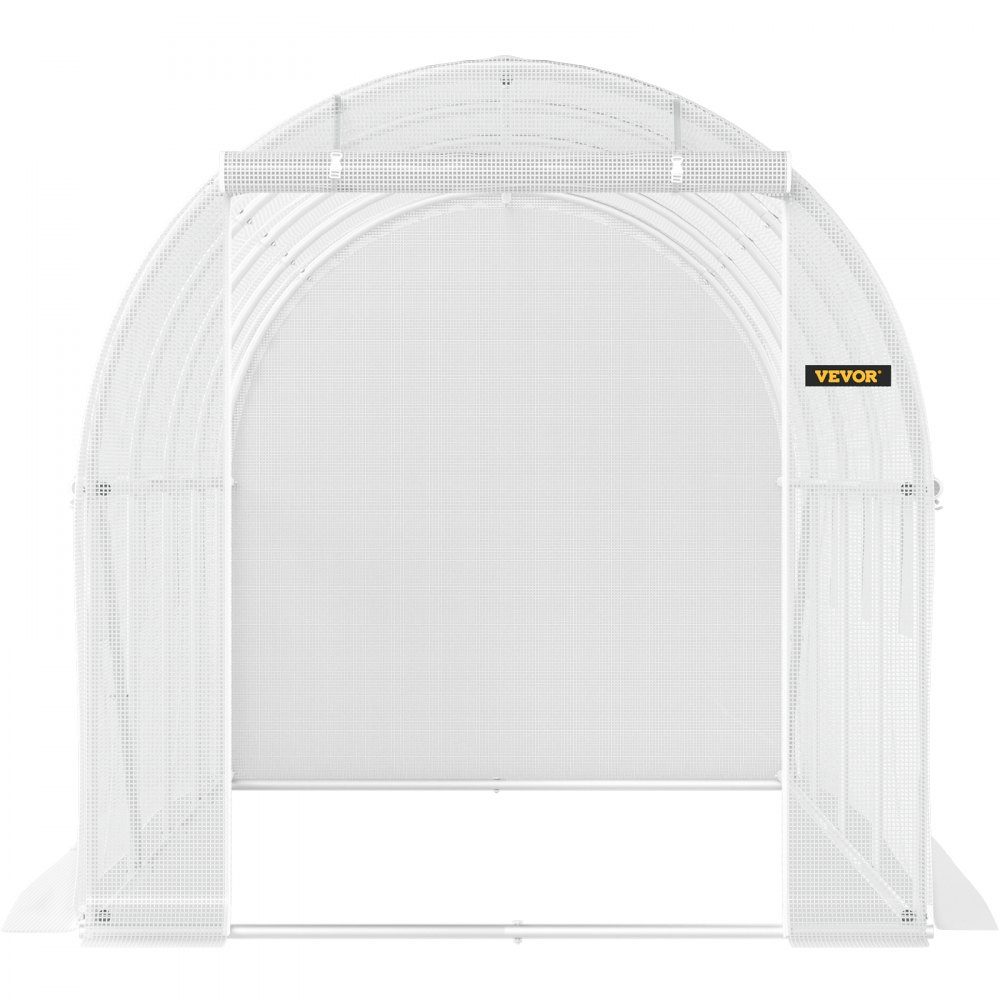 Greenhouse 4.6 x 2.1 x 2.1 m Cold Frame Film Greenhouse Galvanized Steel Frame and PE Cover Greenhouse Waterproof and UV Resistant Tomato Greenhouse Ideal for Growing Vegetables and Flowers