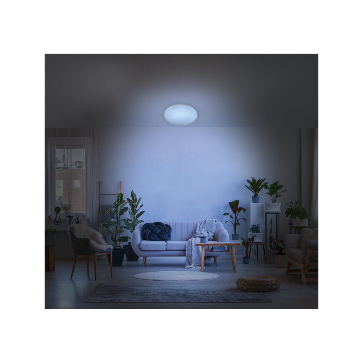 Domowa lampa sufitowa Livarno Starlight LED, bez krawędzi