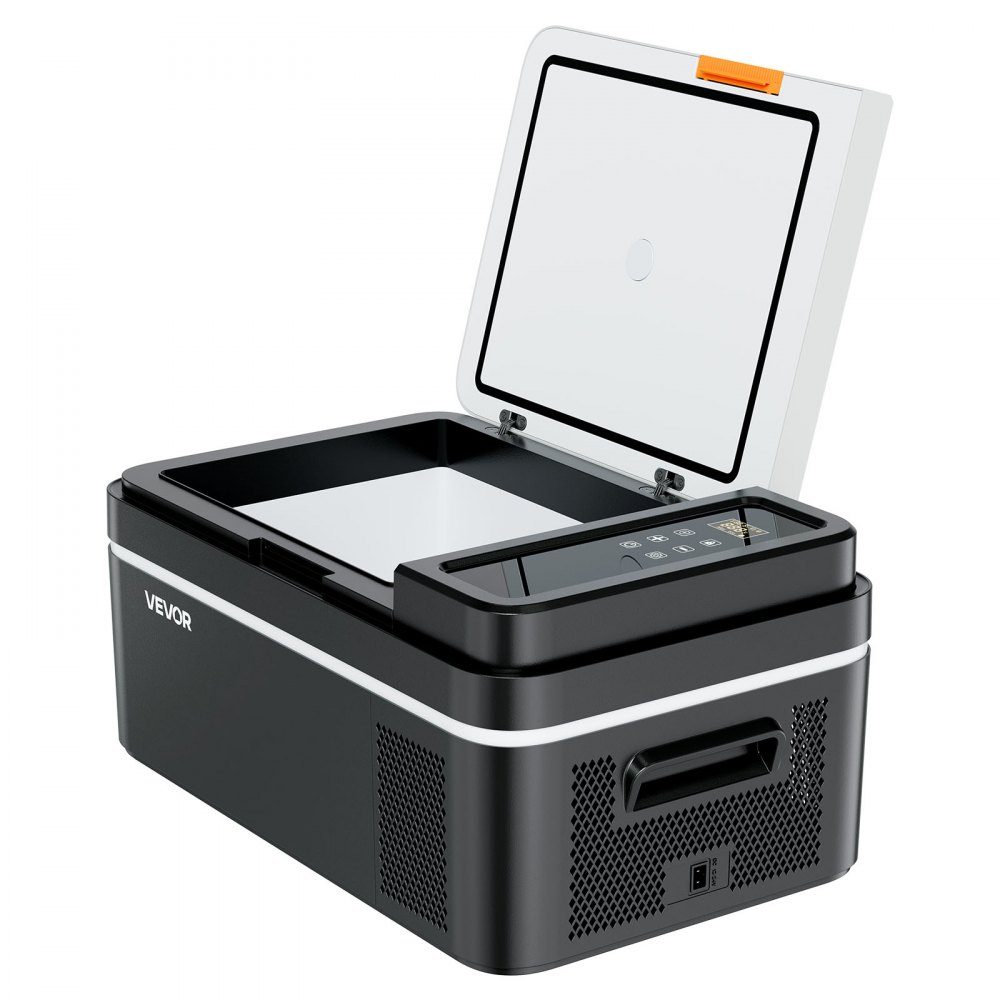 Refroidisseur à compresseur 20 L 12/24 V DC avec contrôle par application, Réf. rigérateur de voiture 100-240 V AC pour camping, voyage, camion, pêche, refroidisseur thermoélectrique portable