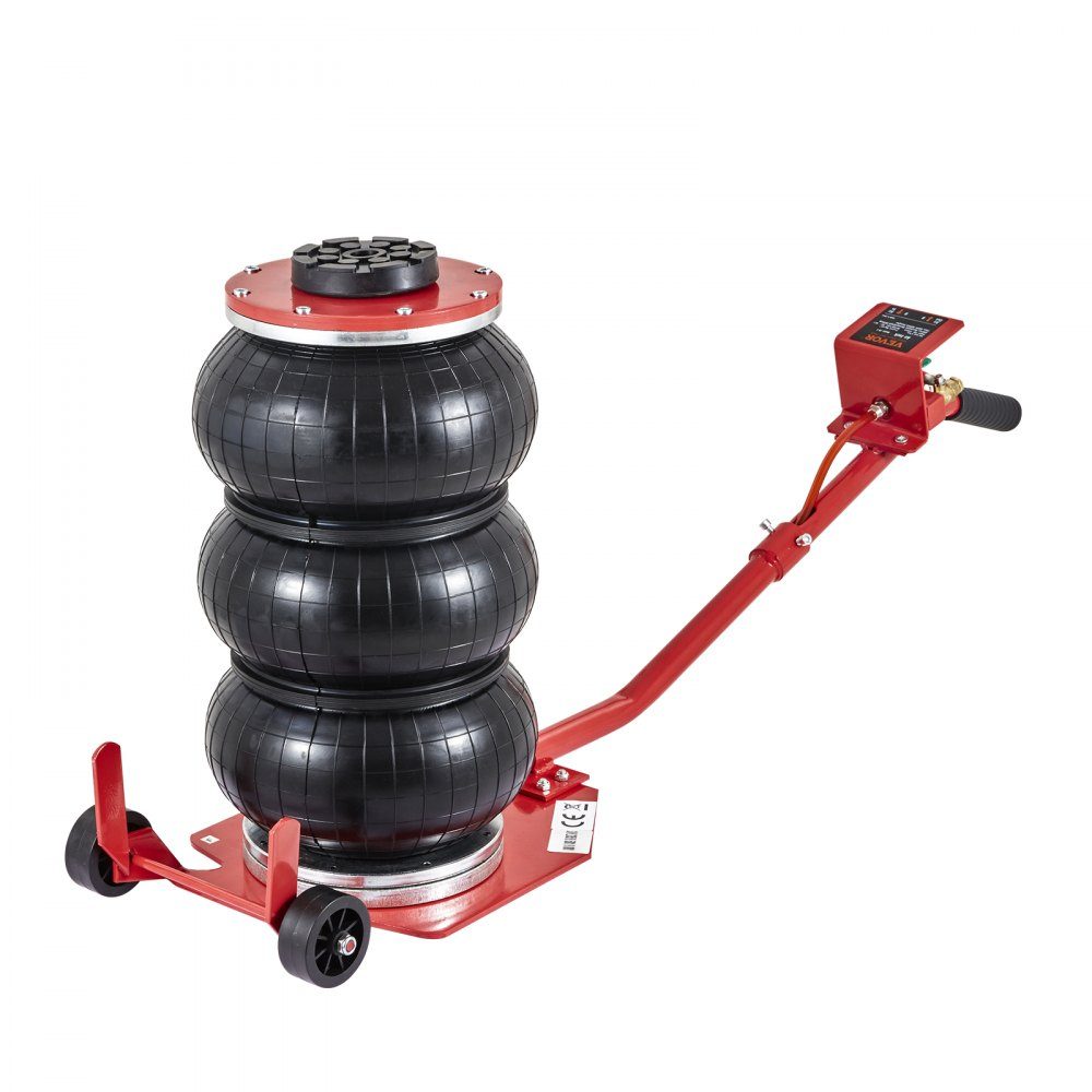 Pneumatyczny podnośnik samochodowy Triple Bag Air Jack 3 t, Triple Bag Air Jack 140-450 mm wysokość podnoszenia Bag Air Jack, 5 minut podnoszenia Podnośnik Air Jack oszczędzający pracę w przypadku SUV-ów, ciężarówek, samochodów itp.
