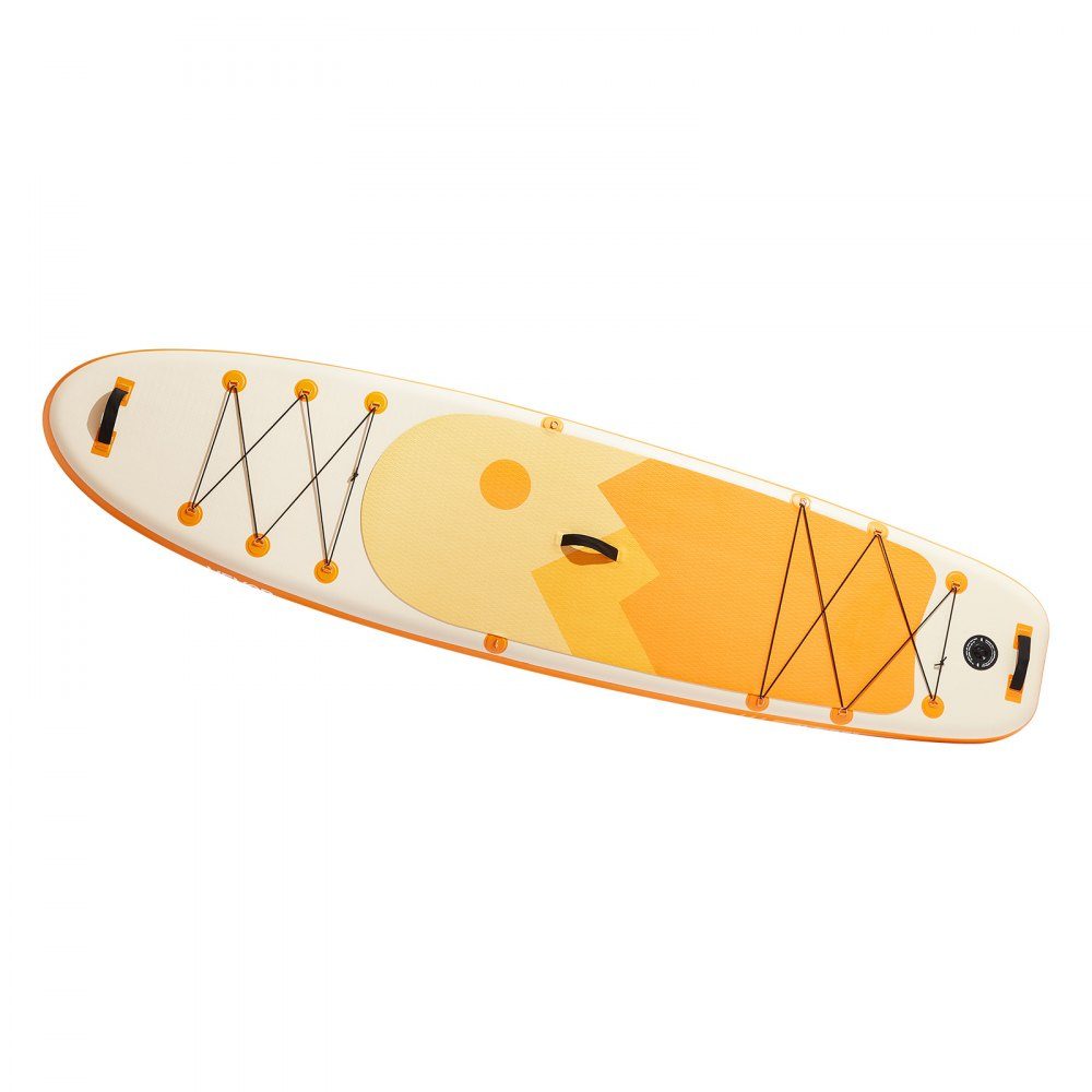 Inflatable Stand Up Paddle Board (14" x 35" x 6") Paddle Board Complete Set Including Pump, Paddle Fin Backpack, Ankle Leash Strap, Non-Slip Deck for Teens and Adults