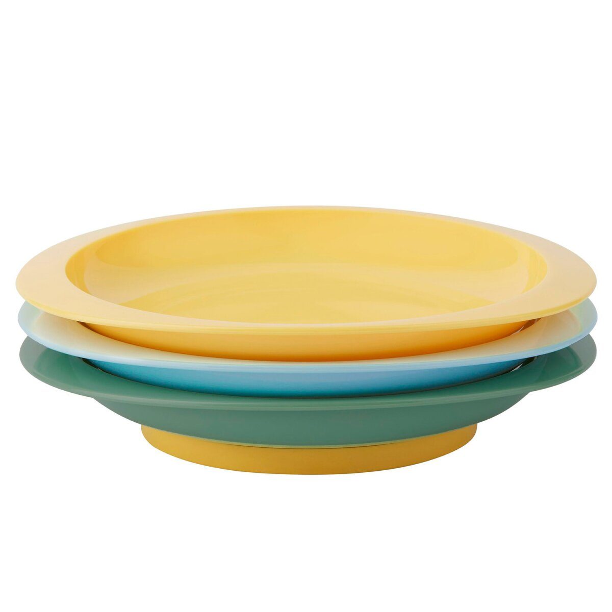 Badabulle lot de 3 assiettes antidérapantes