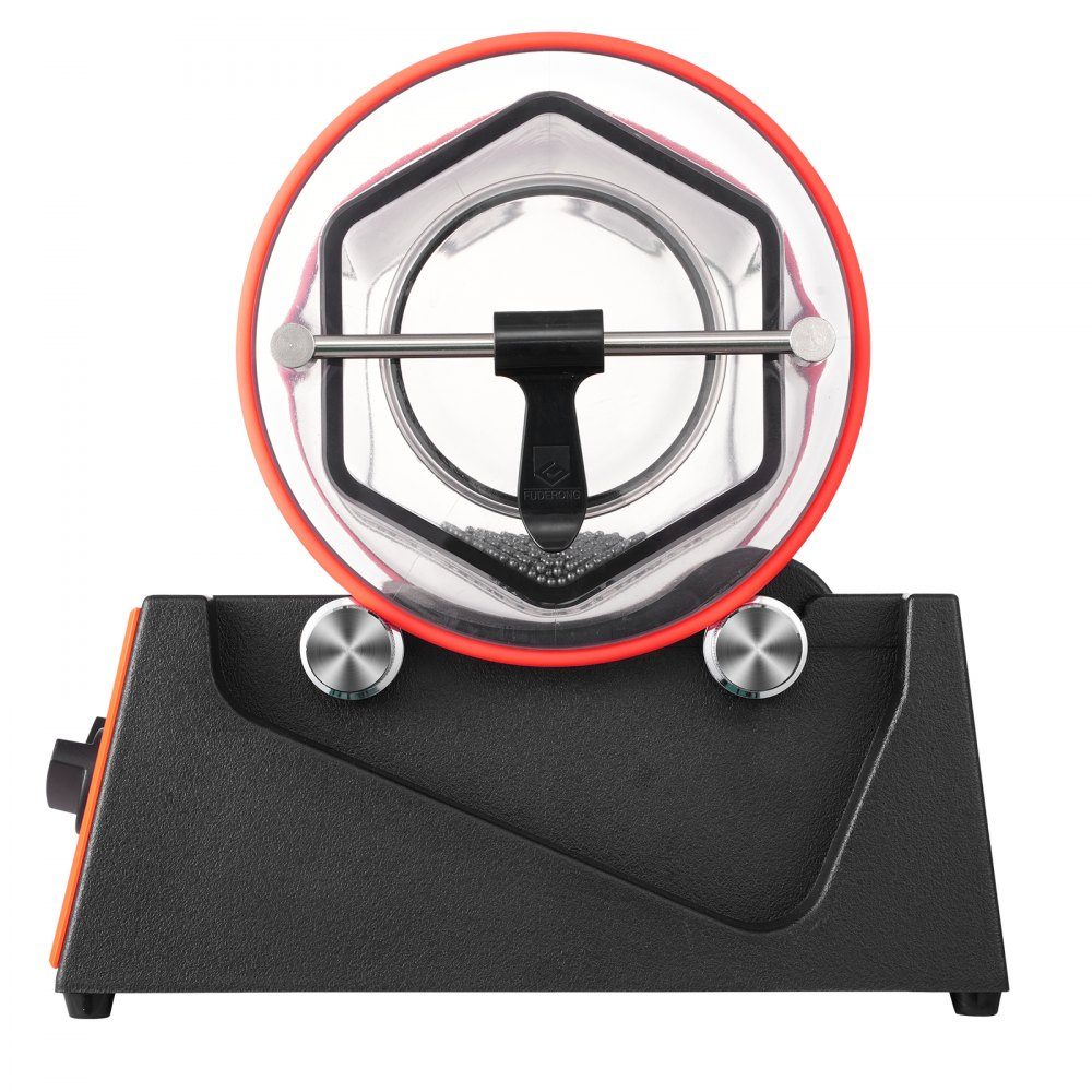 Tambour de polissage, machine de polissage de bijoux 5 kg, polisseuse de surface à tasse rotative 60 W, tasse rotative de polissage de bijoux, temps et vitesse réglables, broyeur à boulets pour or, argent, etc.