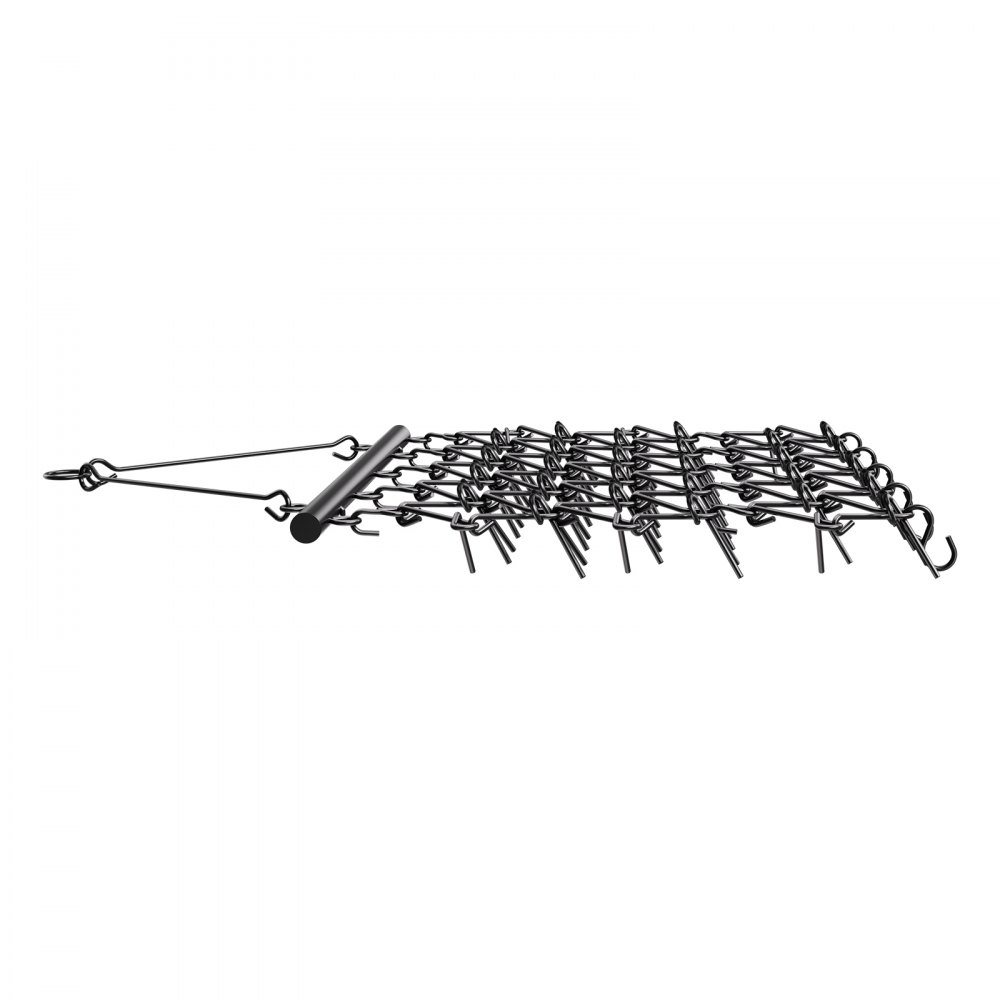 Wiesenegge, 178x147x11cm, Wiesenschleppe mit 60 Zähnen, geeignet für ATV- und UTV-Traktoren, zur Bodenbearbeitung, Aussaat, Glättung von Landschaften & Pflege von Schotterauffahrten Wiesenegge, 178x147x11cm, Wiesenschleppe mit 60 Zähnen, geeignet für ATV- und UTV-Traktoren, zur Bodenbearbeitung, Aussaat, Glättung von Landschaften & Pflege von Schotterauffahrten