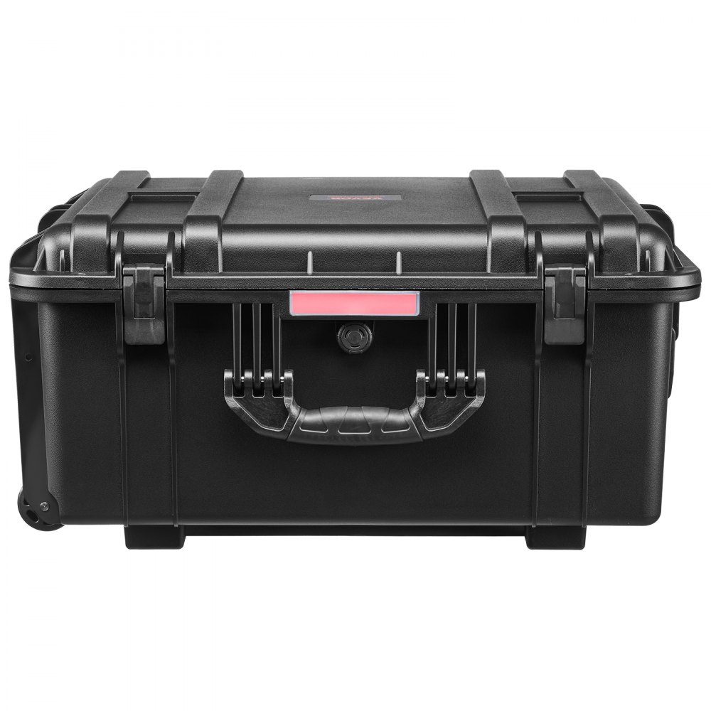 Valise à coque rigide de 3,5 pieds cubes, valise trolley à coque rigide avec roulettes et poignée de traction rétractable, IP67-Schutzkoffer étanche avec 4 clips, 4 trous de cadenas et insert en mousse