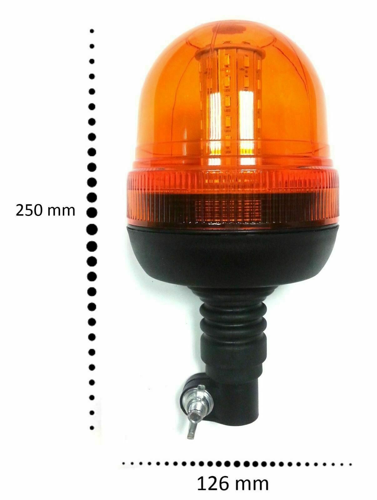 LED-Rundumleuchte für 12V und 24V PKW, LKW, Traktoren