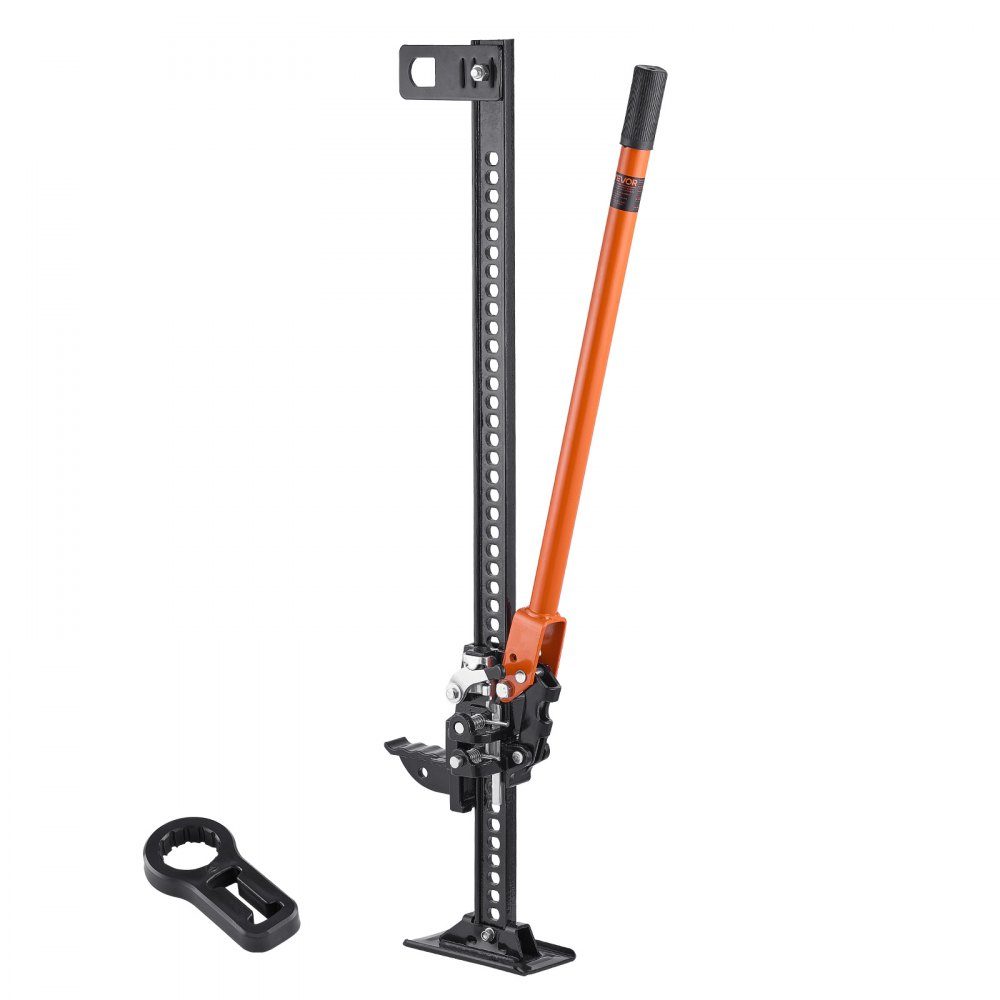 Wagenheber für den Bauernhof (1075 mm hoch) Gelände-Hochhub-Wagenheber für den Bauernhof (3,18 t Tragfähigkeit) Geländewagenheber für Nutzfahrzeuge, Stoßstangenheber, Hochleistungshebebühnen mit 130,1–929,6 mm Hubbereich für Traktor-LKW