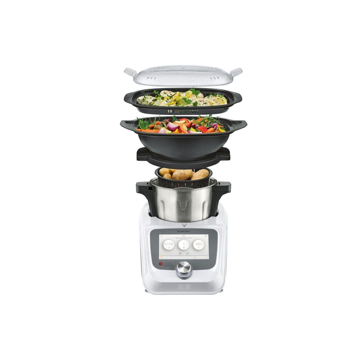 SILVERCREST® Monsieur Cuisine connect tendance »SKMC 1200 F6«