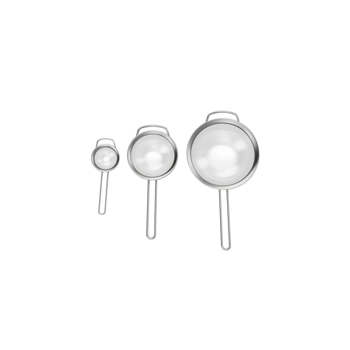 Ensemble de passoires de cuisine en acier inoxydable ERNESTO®, 3 pièces