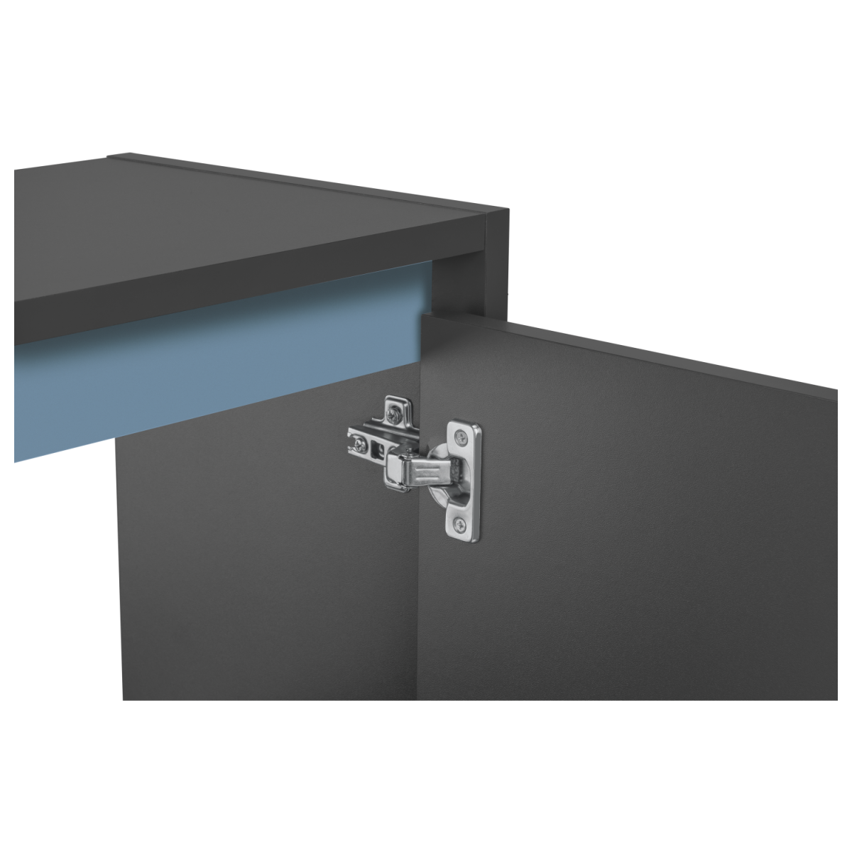 LIVARNO home Meuble vasque « Oslo » avec 2 portes, anthracite