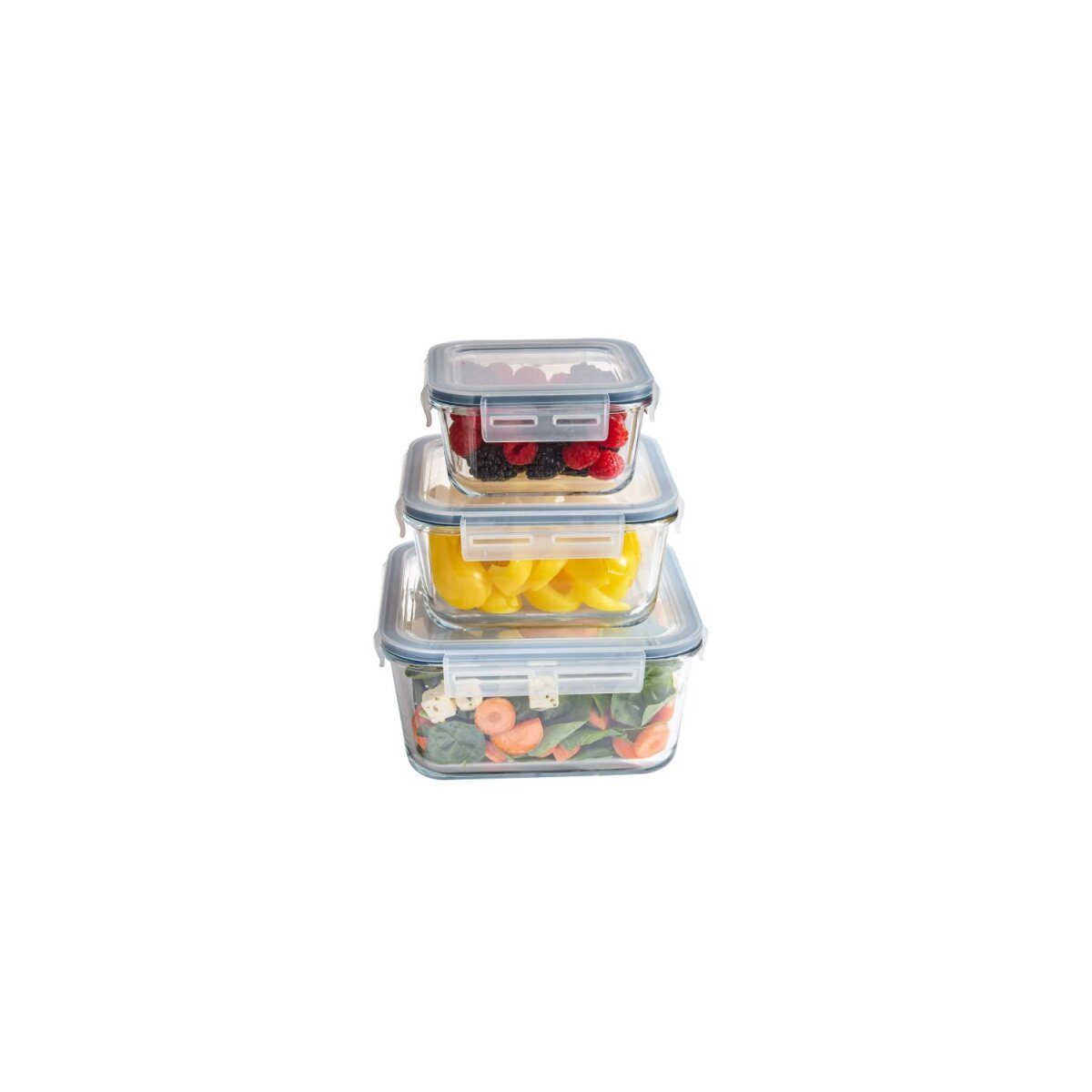 Ensemble de contenants de conservation alimentaire SILVERCREST®, 3 pièces